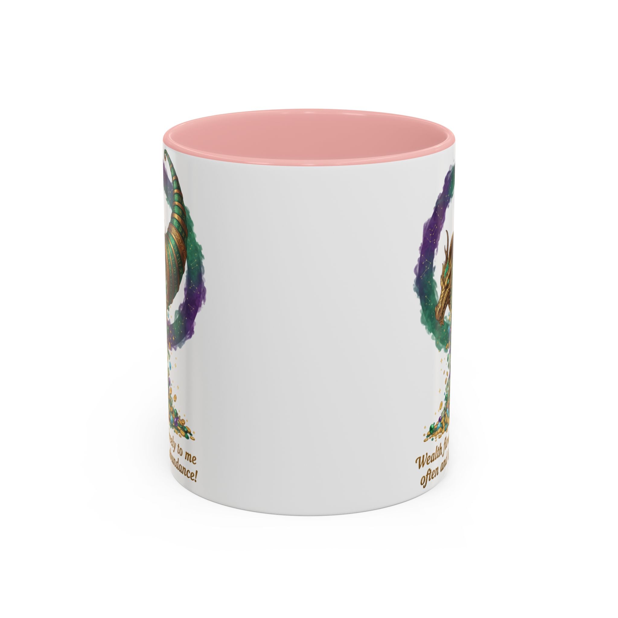 Cornucopia Wealth Coffee Mug — "Wealth flow freely to me often and in abundance!"