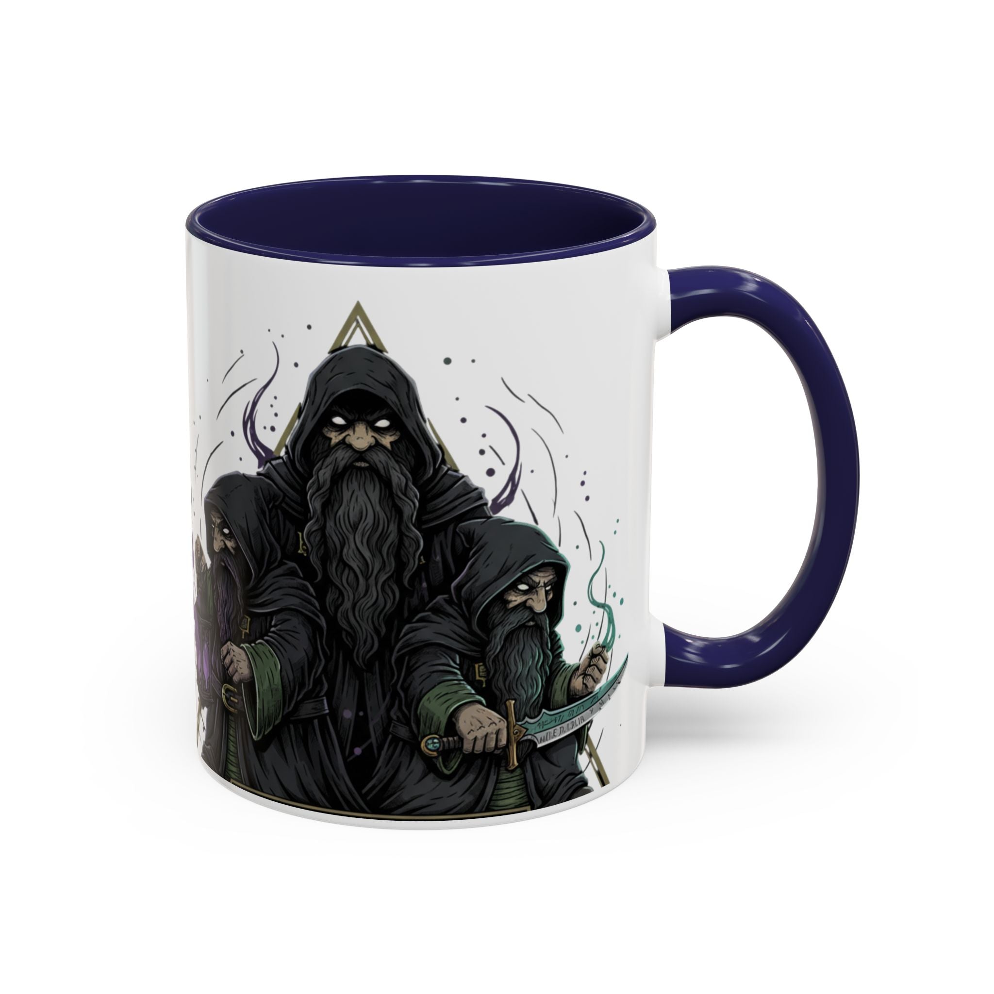 Grim Sorcerer Accent Coffee Mug – Witchy Wizard Magic 11/15oz