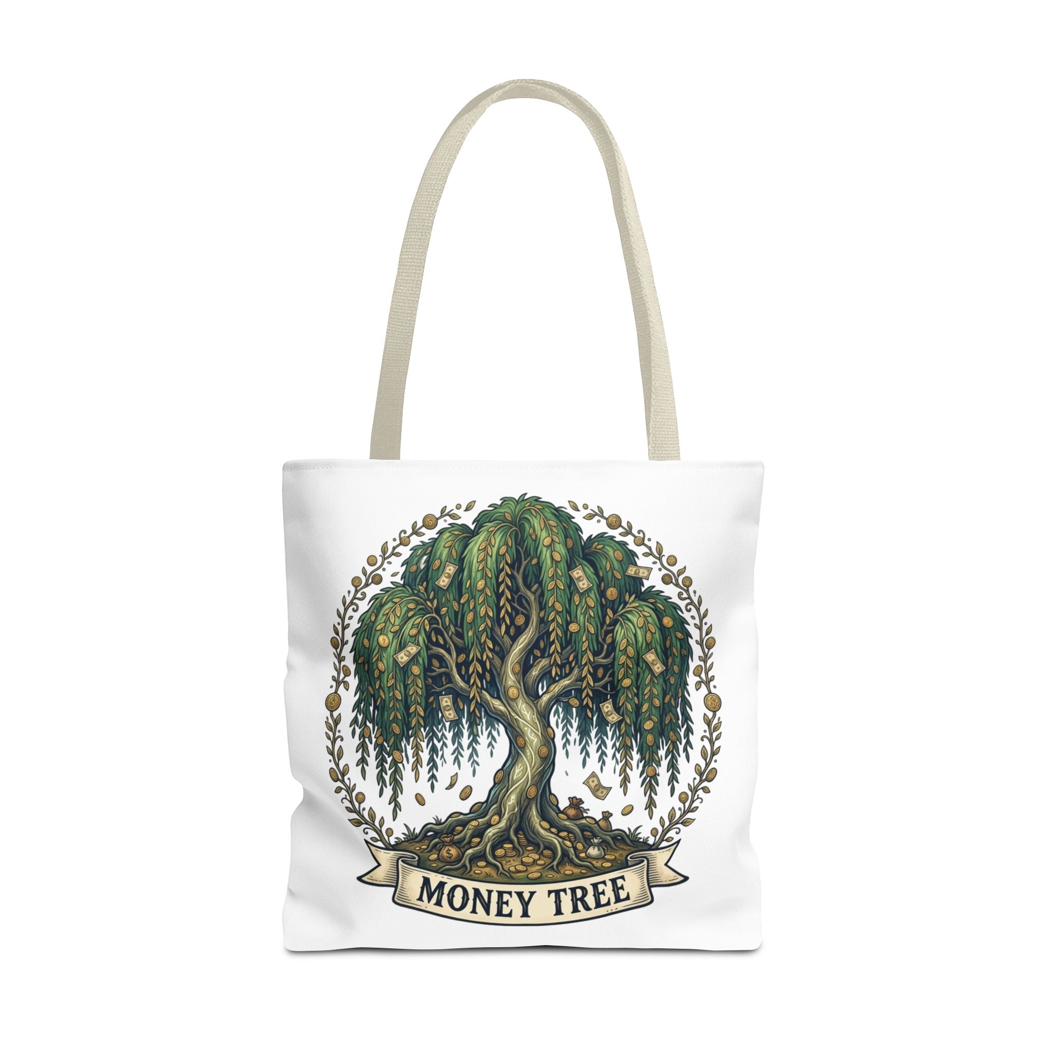 Money Tree Tote Bag — Decorative Prosperity Market Tote