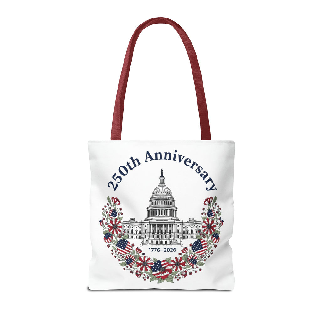 250th Anniversary Capitol Tote Bag — Patriotic USA Commemorative Tote (1776–2026)