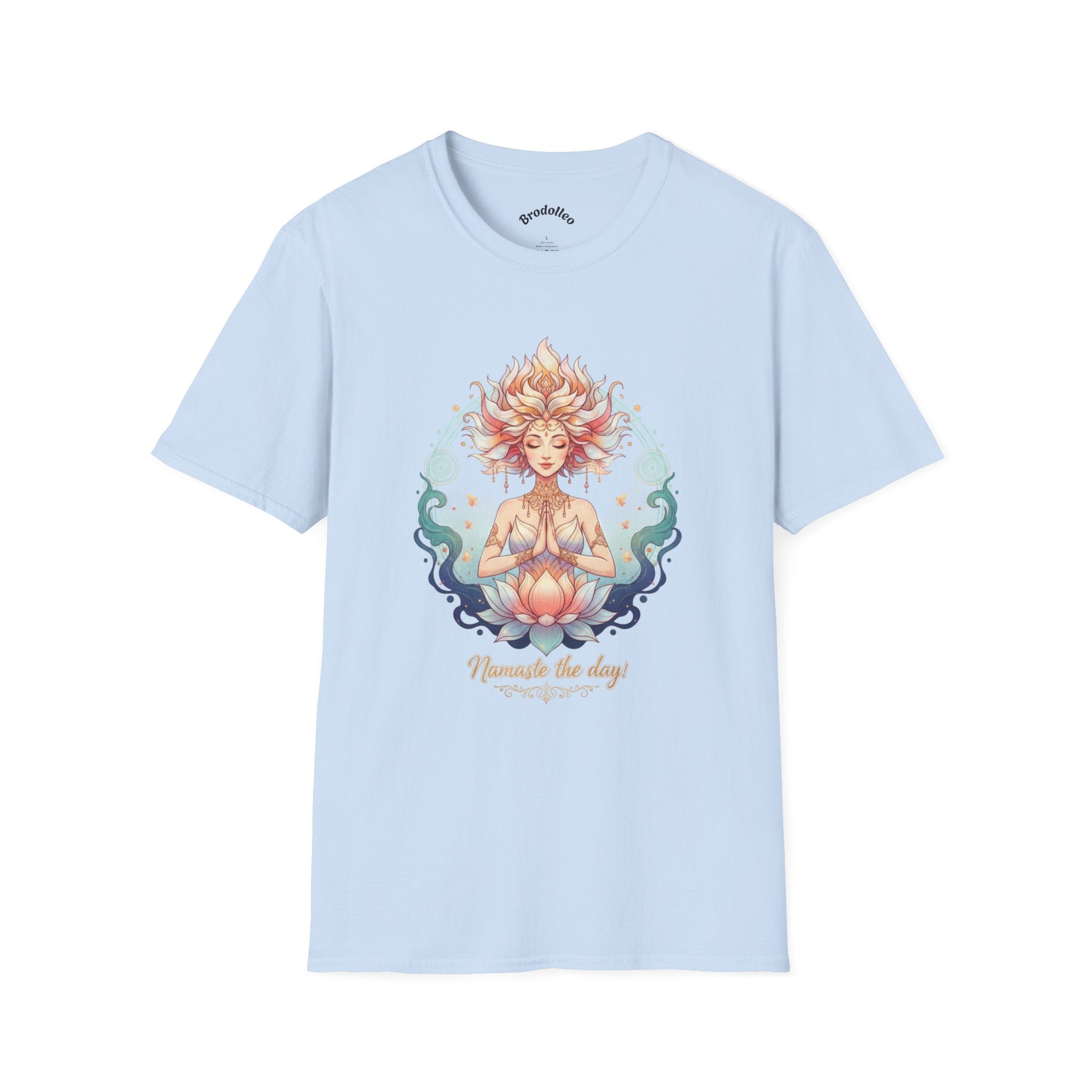 Meditation Lotus T-Shirt — Namaste the Day Yoga Tee