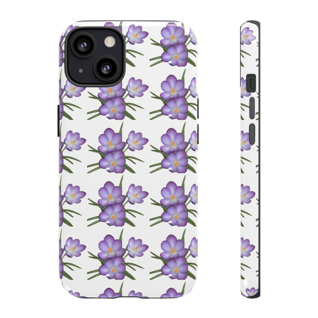 Tough Case — Purple Floral Phone Case