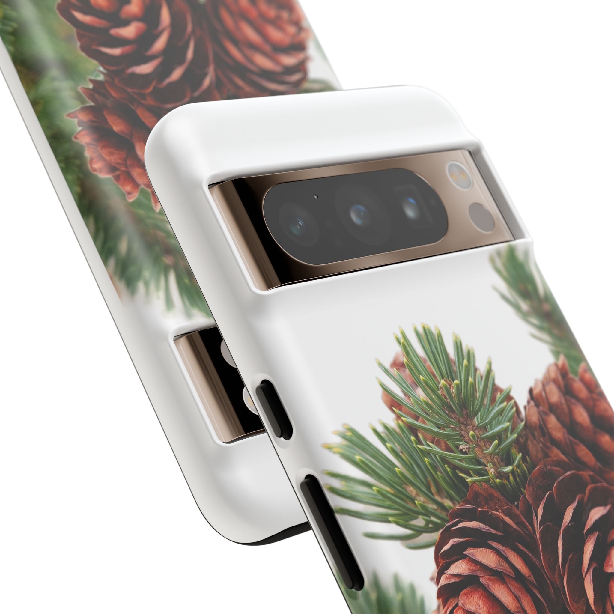 Pinecone Tough Phone Case — Protective Botanical Phone Cover