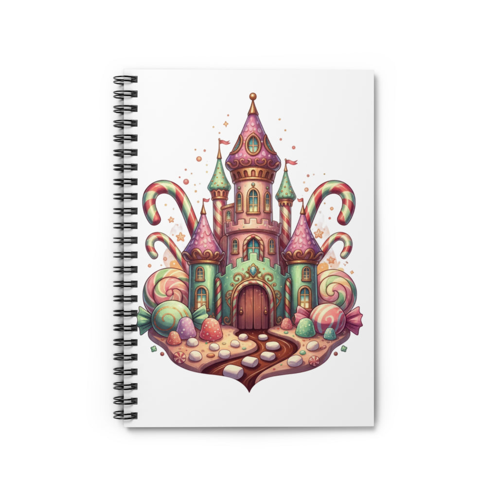 Candy Castle Spiral Notebook — Cute Fantasy Ruled Journal for Kids & Students