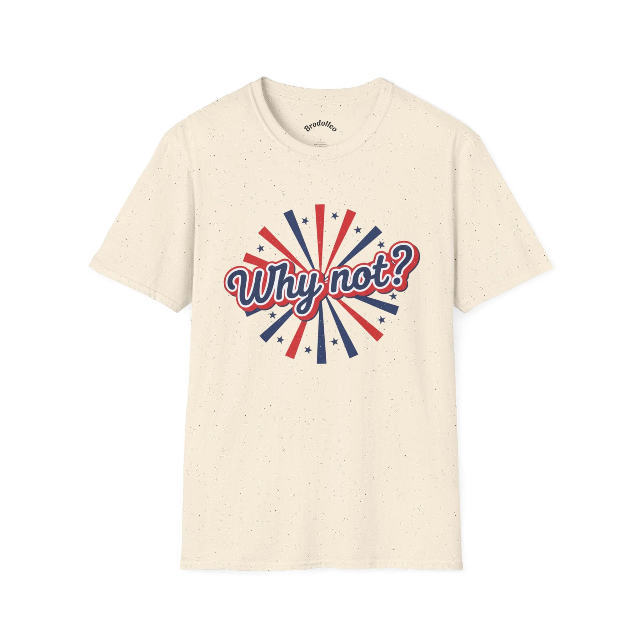 Why Not? Retro Firework Graphic T-Shirt