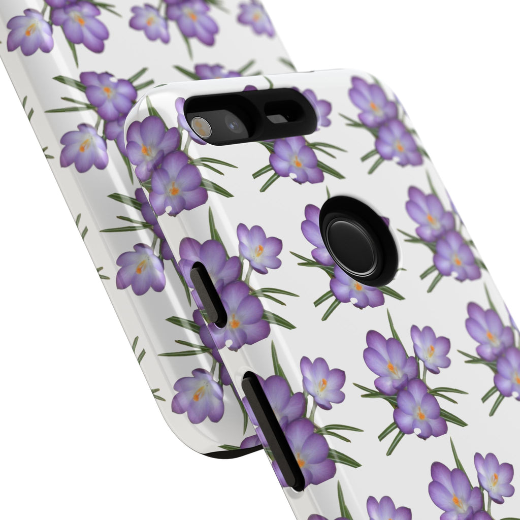 Tough Case — Purple Floral Phone Case