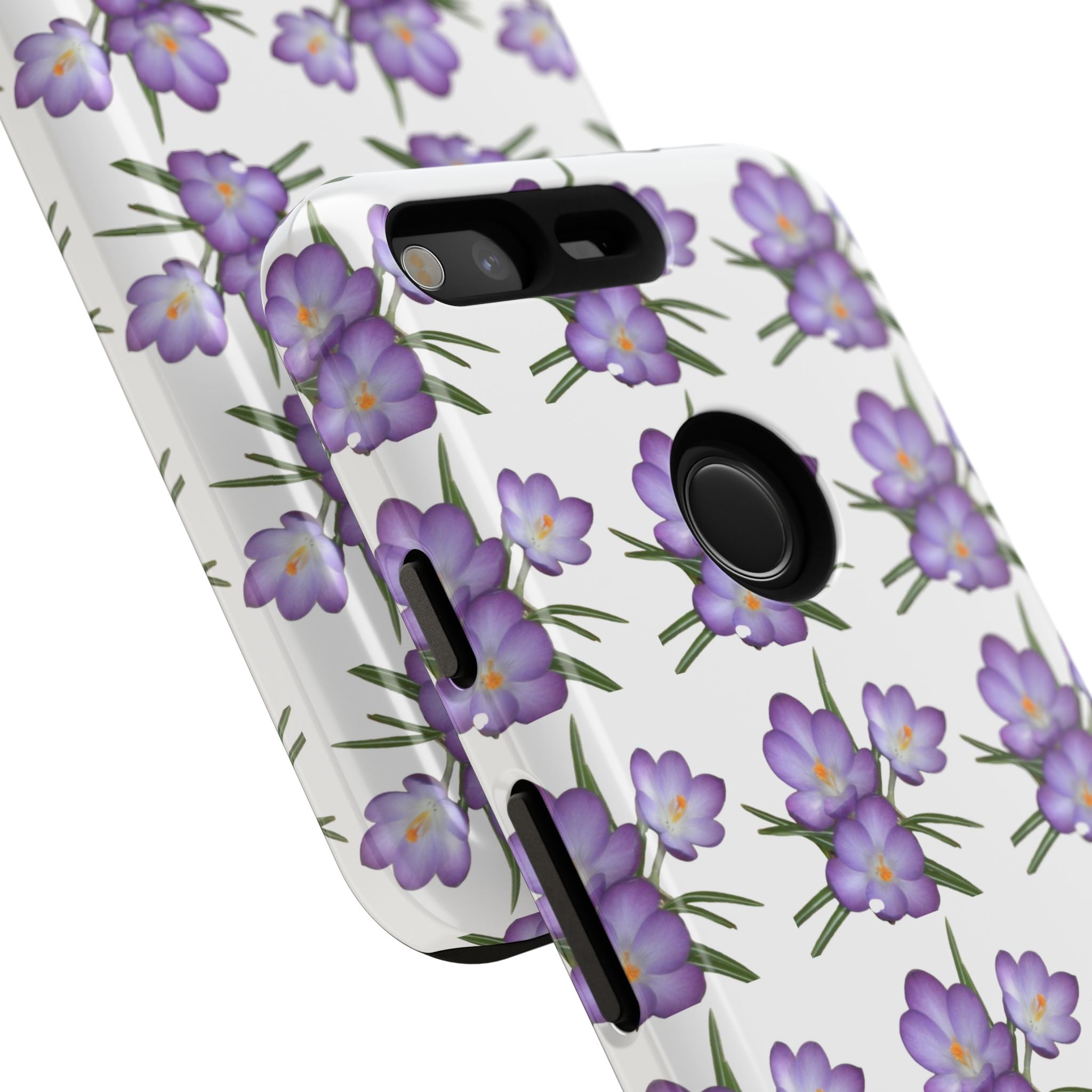 Tough Case — Purple Floral Phone Case