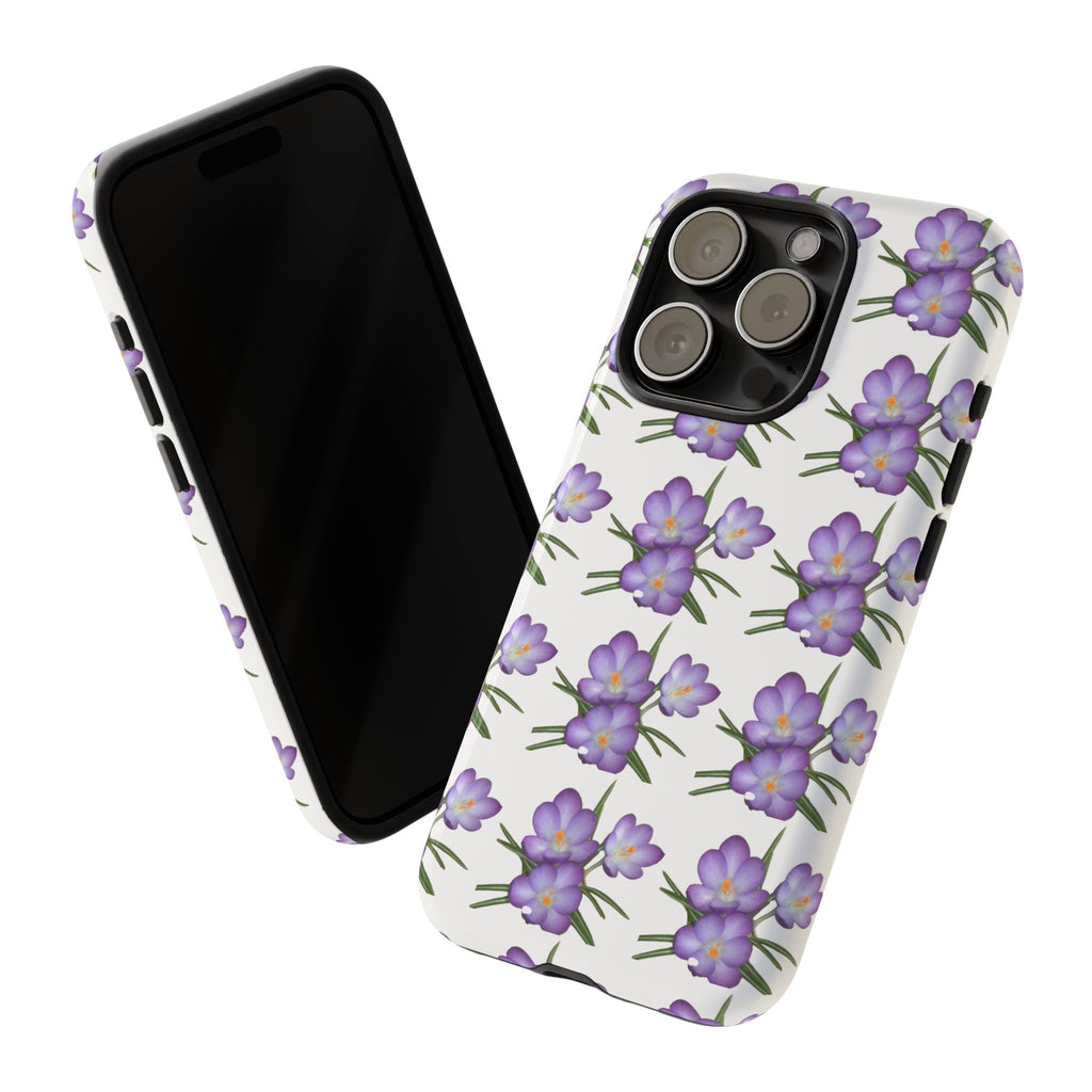 Tough Case — Purple Floral Phone Case