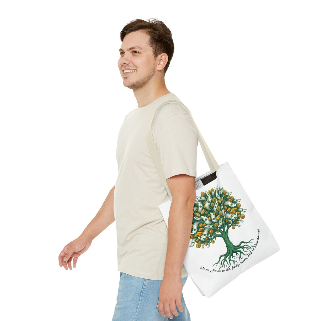 Money Tree Tote Bag — Illustrated Cash Tree Eco Shopper
