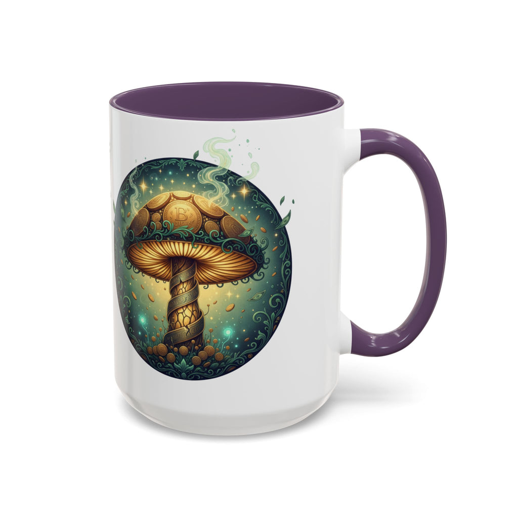 Mushroom Alchemy Coffee Mug — "Money flows to me freely, given, and in abundance" (11/15oz)