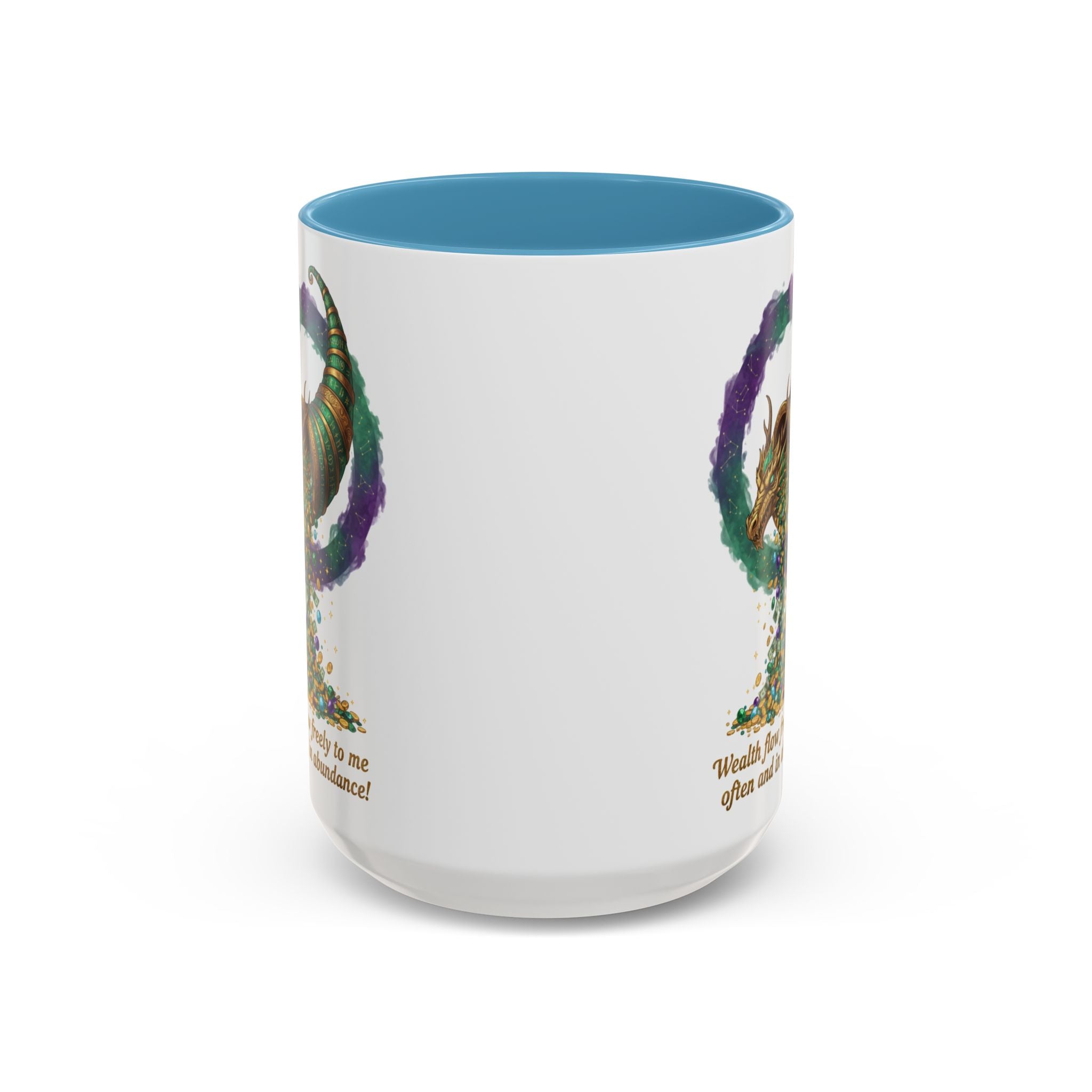 Cornucopia Wealth Coffee Mug — "Wealth flow freely to me often and in abundance!"