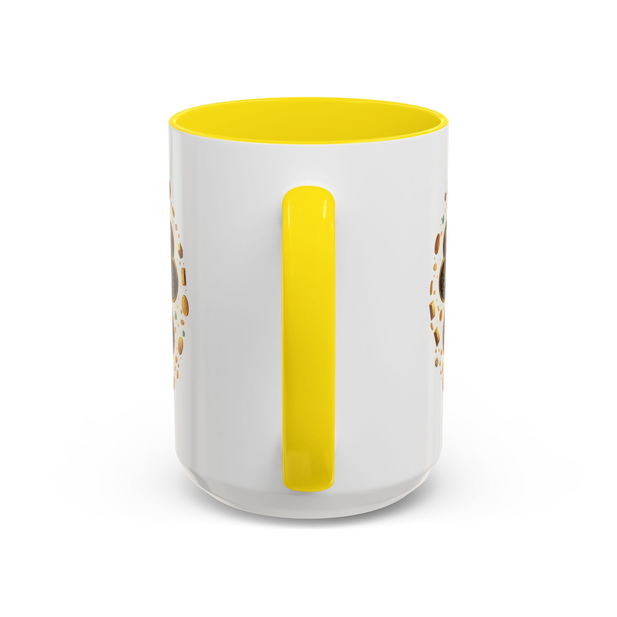 St. Patrick's Shamrock Coffee Mug — "Money Flows to Me" Lucky Charm Accent Mug