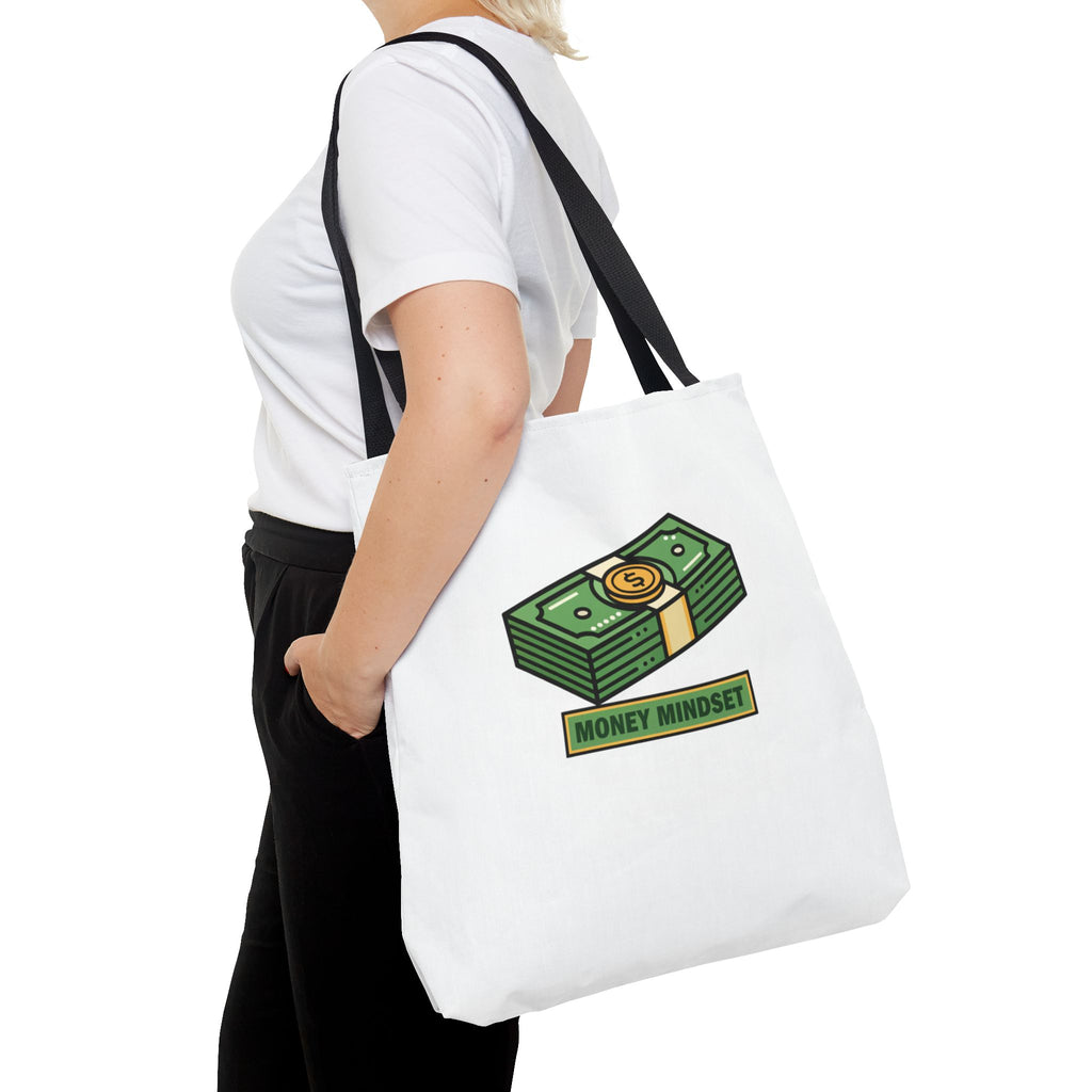 Money Mindset Tote Bag — Cash Stack Graphic Eco Shopper