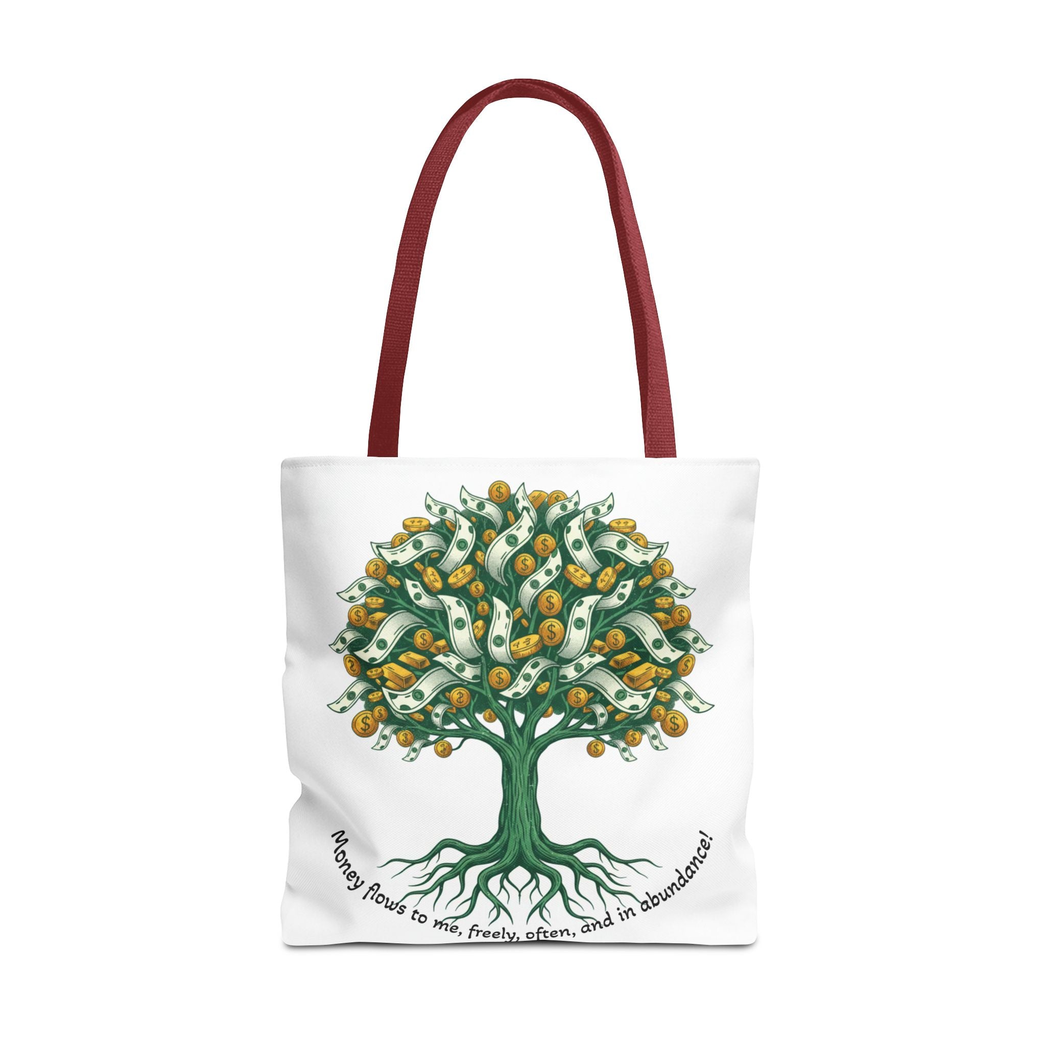 Money Tree Tote Bag — Illustrated Cash Tree Eco Shopper