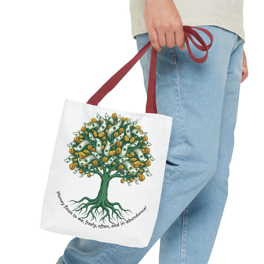 Money Tree Tote Bag — Illustrated Cash Tree Eco Shopper