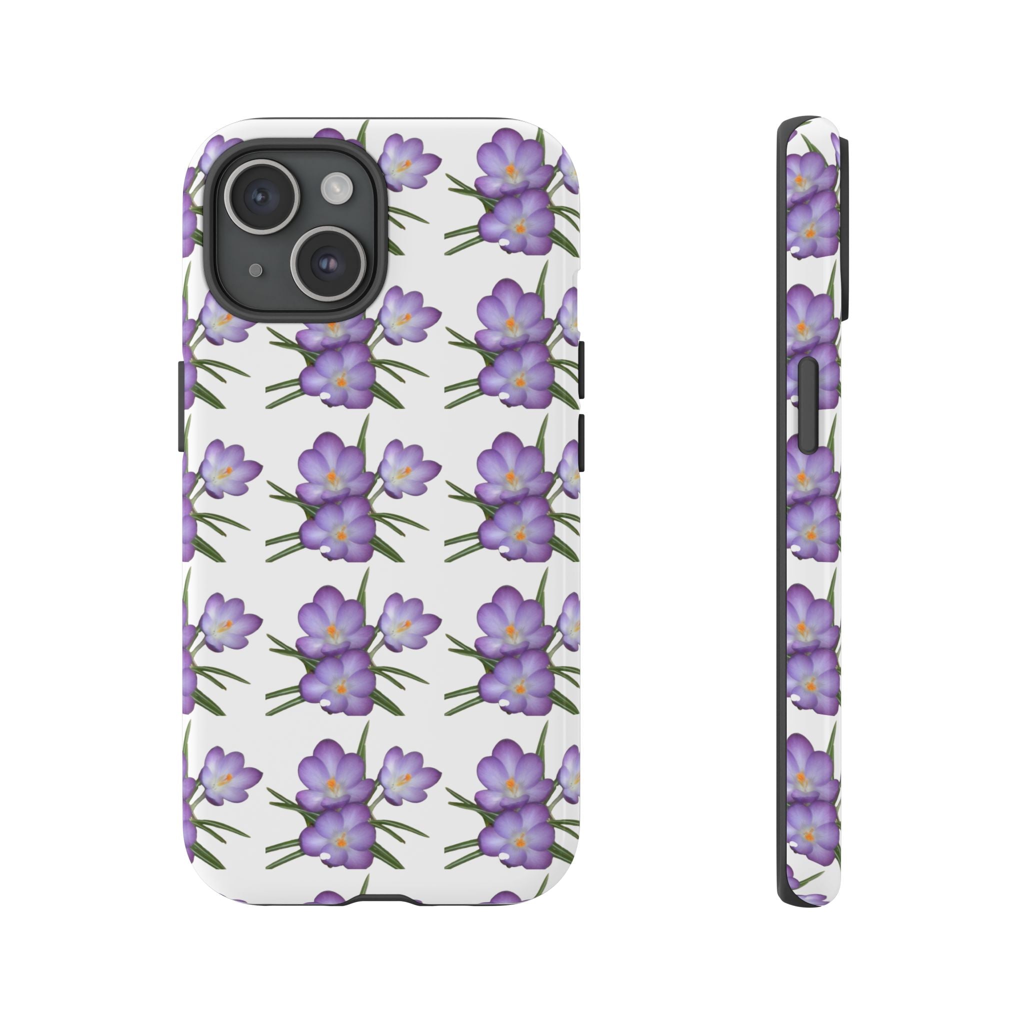 Tough Case — Purple Floral Phone Case