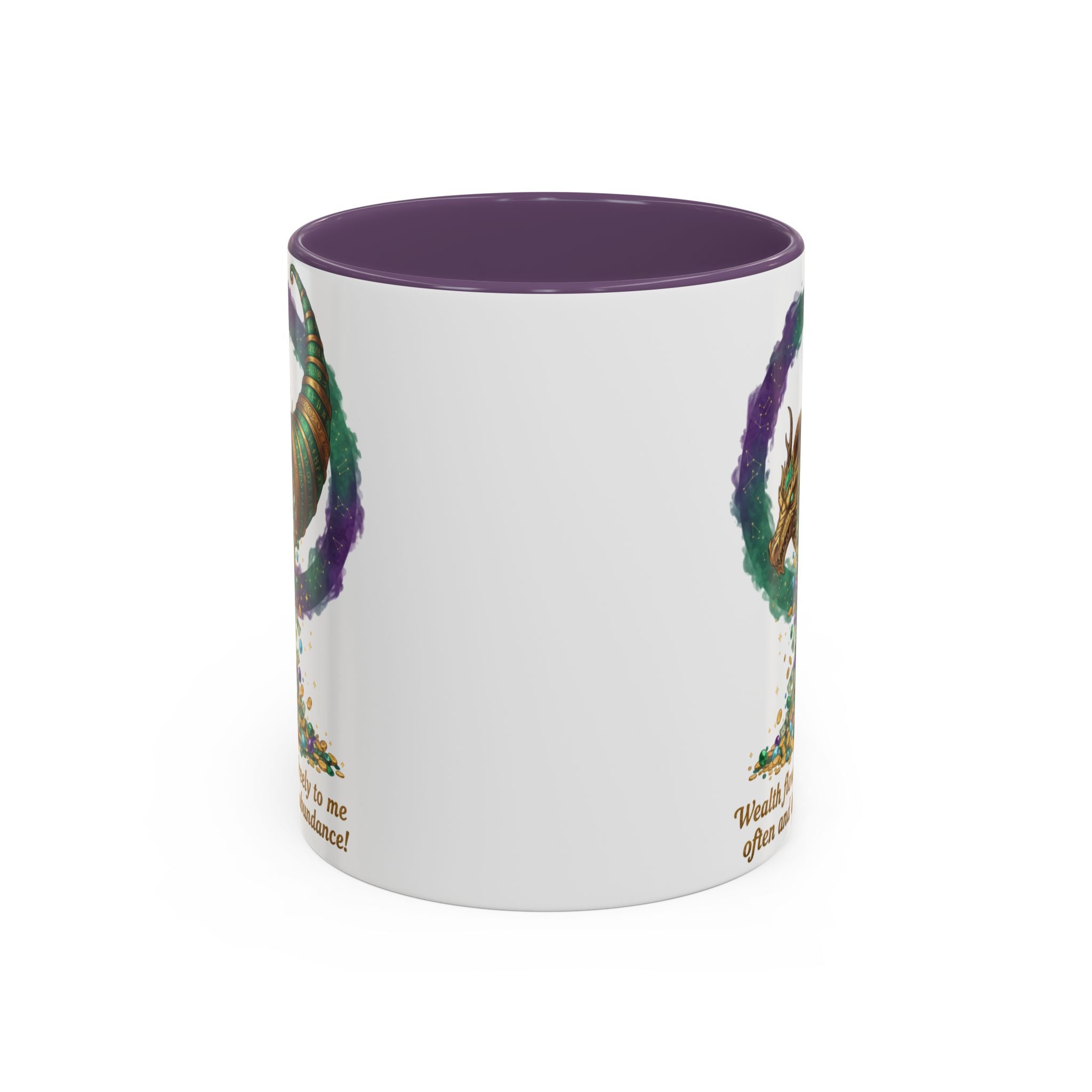 Cornucopia Wealth Coffee Mug — "Wealth flow freely to me often and in abundance!"