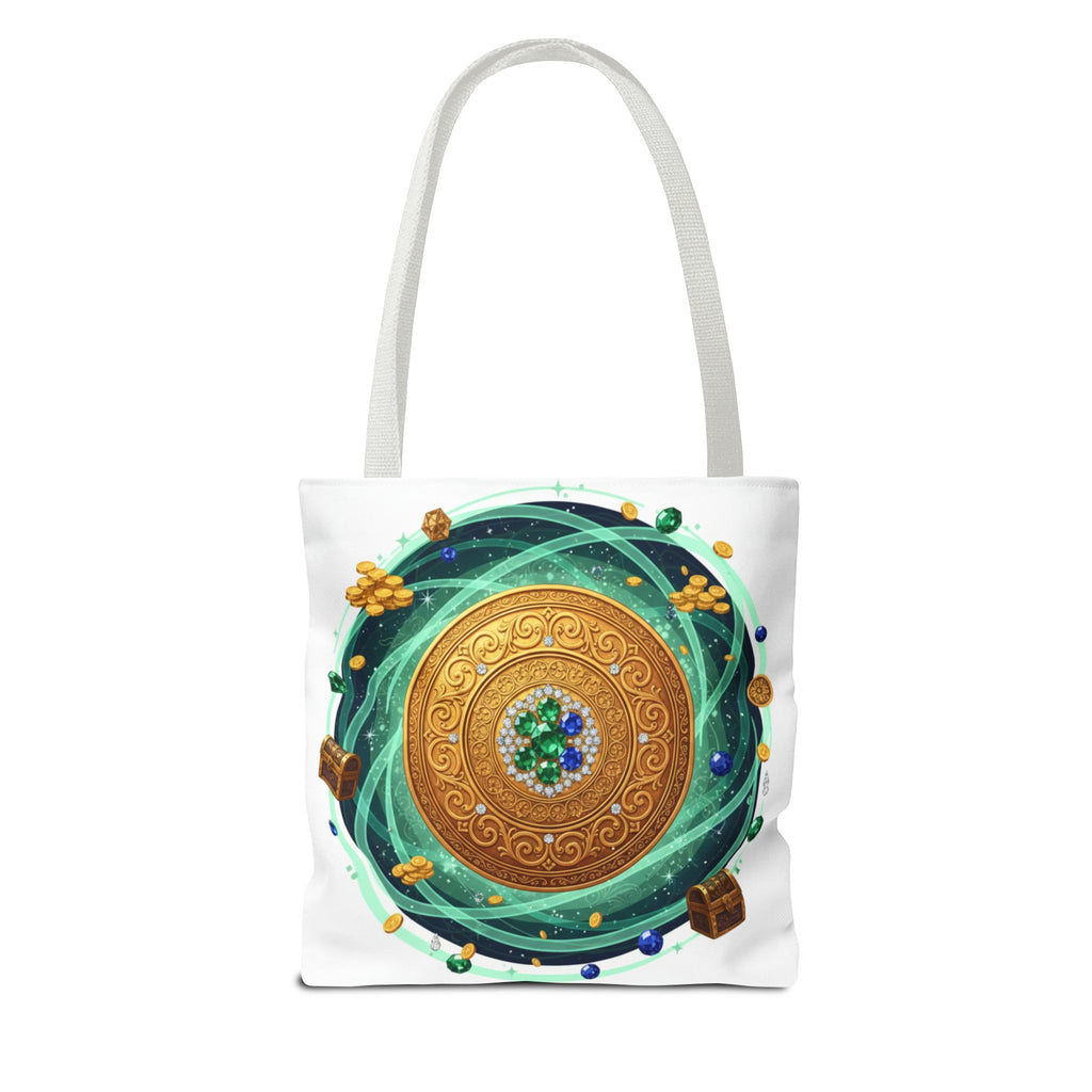 Tote Bag — Celtic Gold Shield Mandala Print Tote