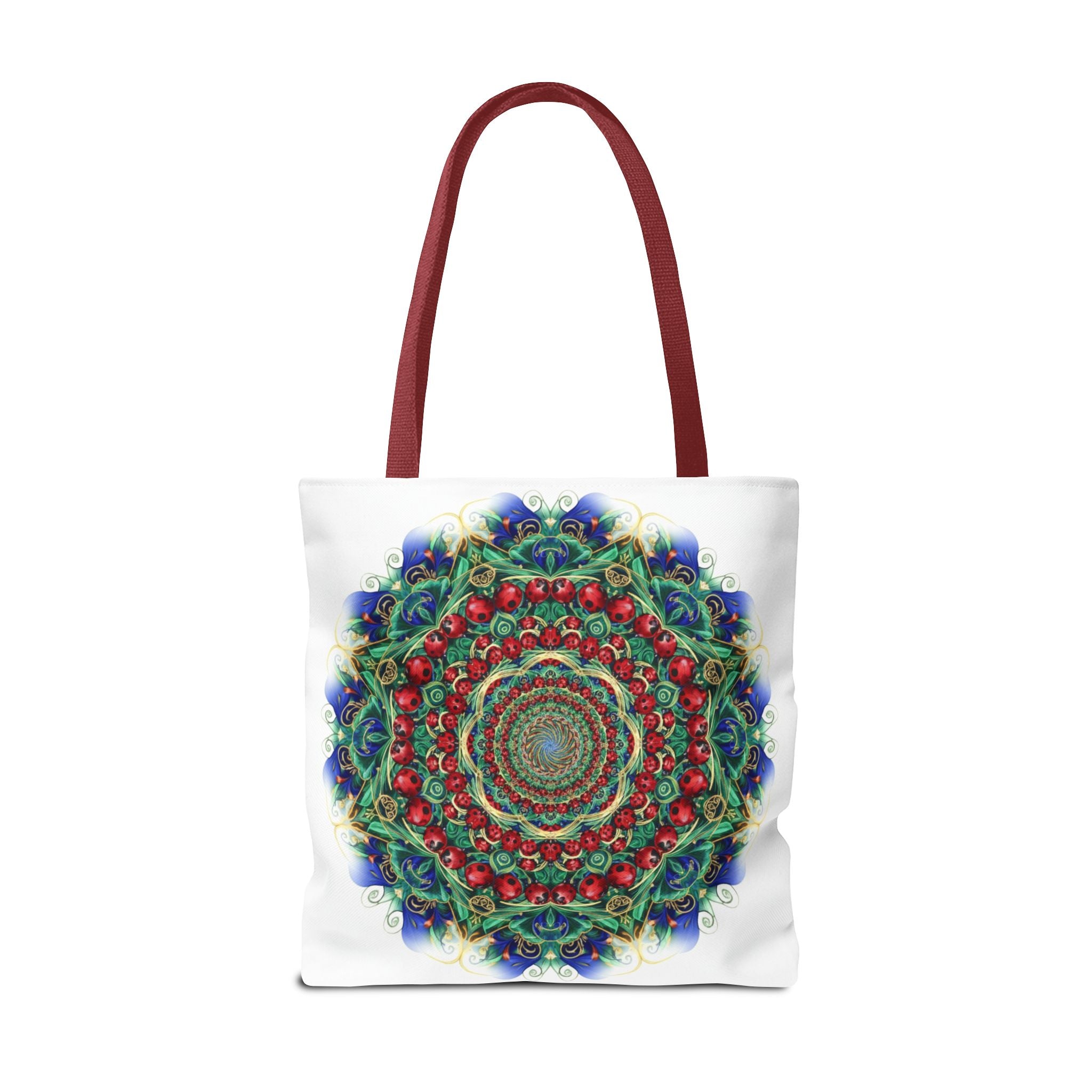 Bohemian Kaleidoscope Tote Bag — Colorful Mandala AOP Beach & Market Tote