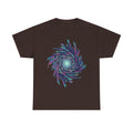 Psychedelic Spiral Graphic Tee — Vaporwave Swirl Art T-Shirt