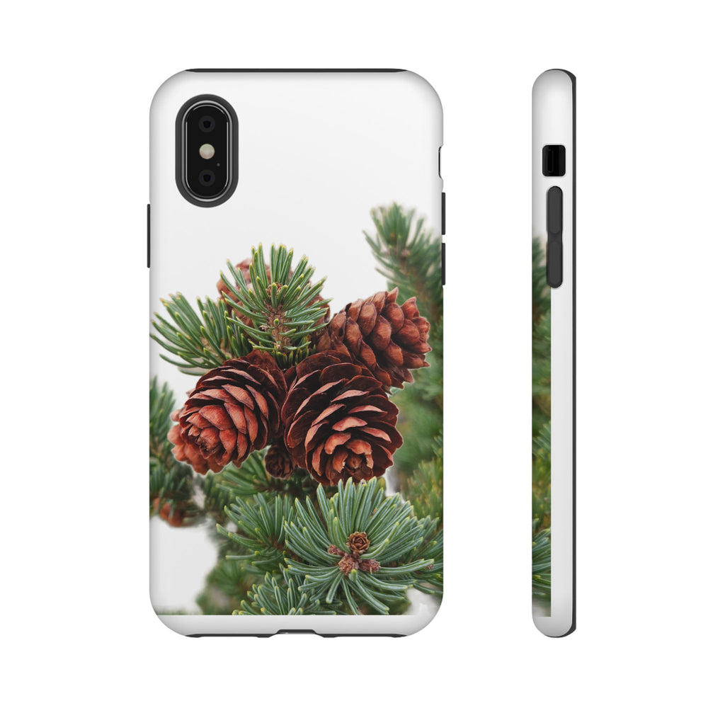 Pinecone Tough Phone Case — Protective Botanical Phone Cover