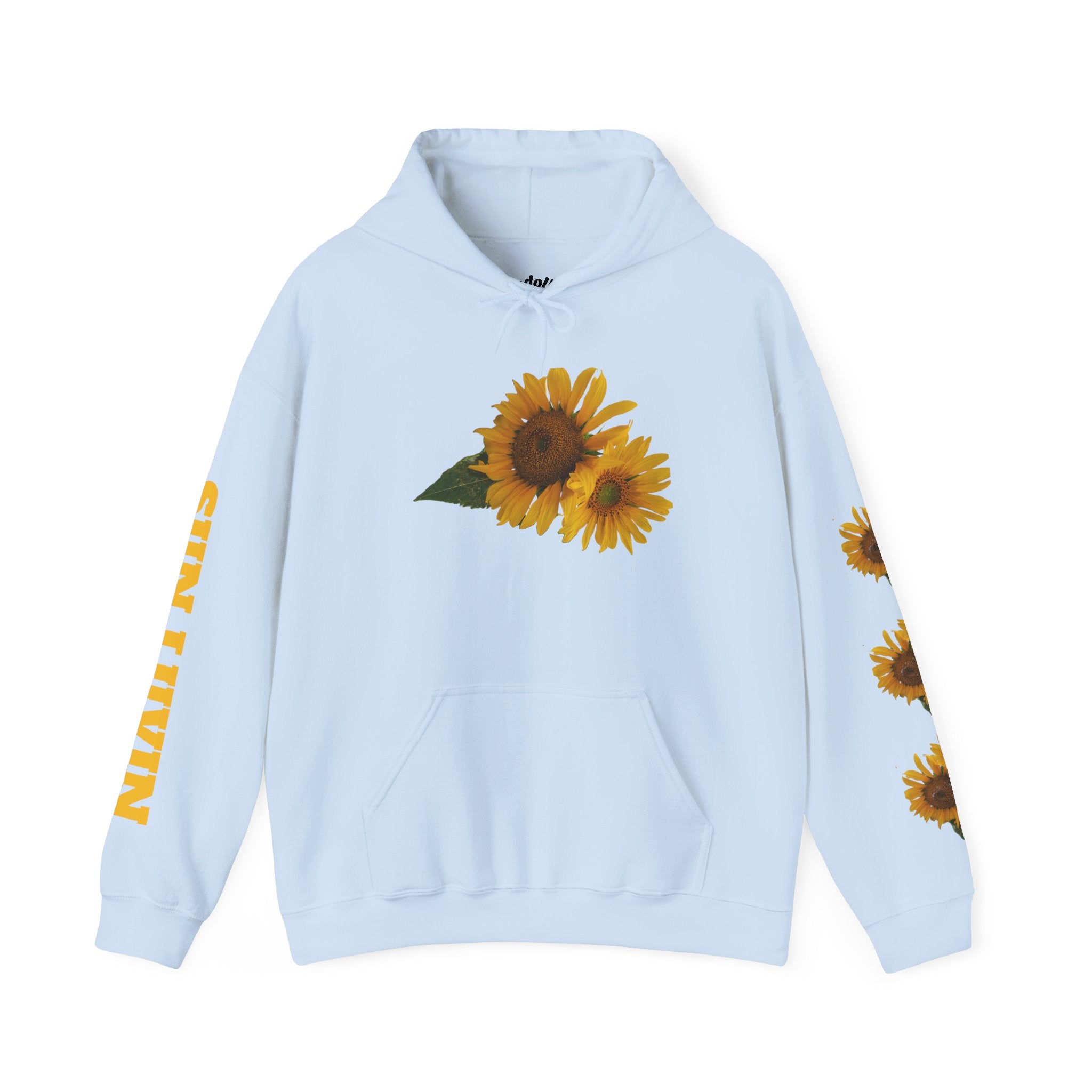 Sunflower Hoodie — "Sun Lovin" Floral Graphic Pullover