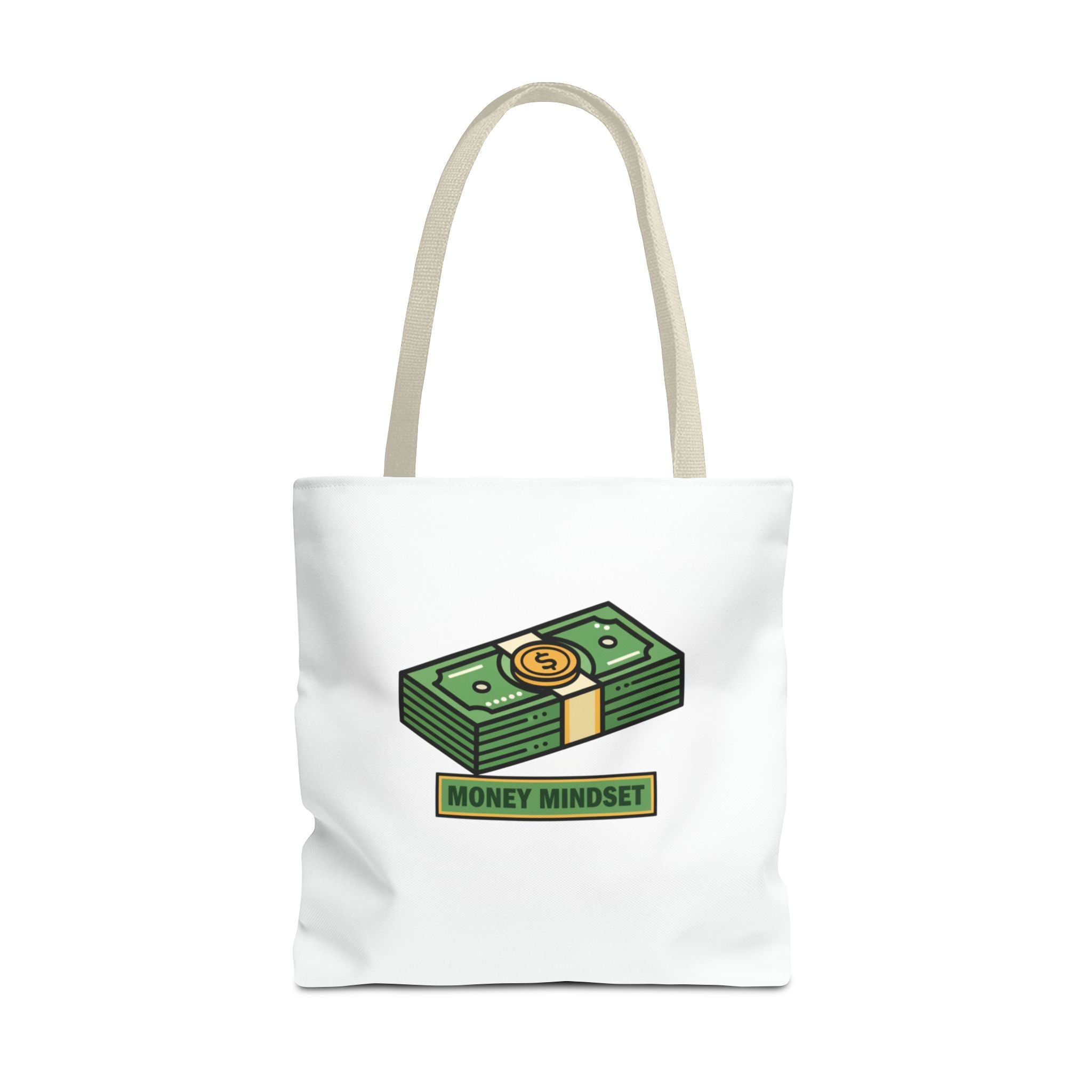 Money Mindset Tote Bag — Cash Stack Graphic Eco Shopper
