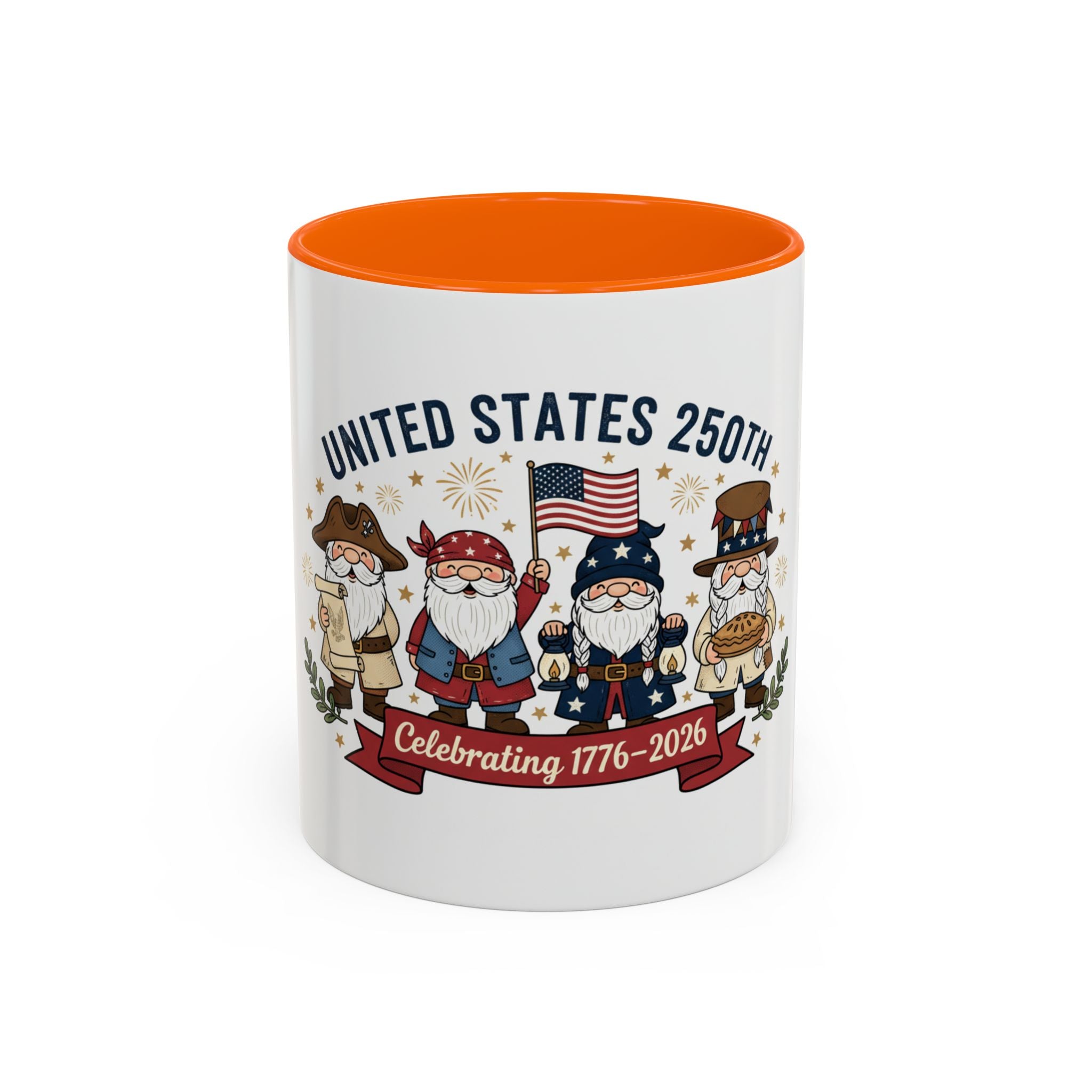 United States 250th Gnome Coffee Mug — Celebrating 1776–2026