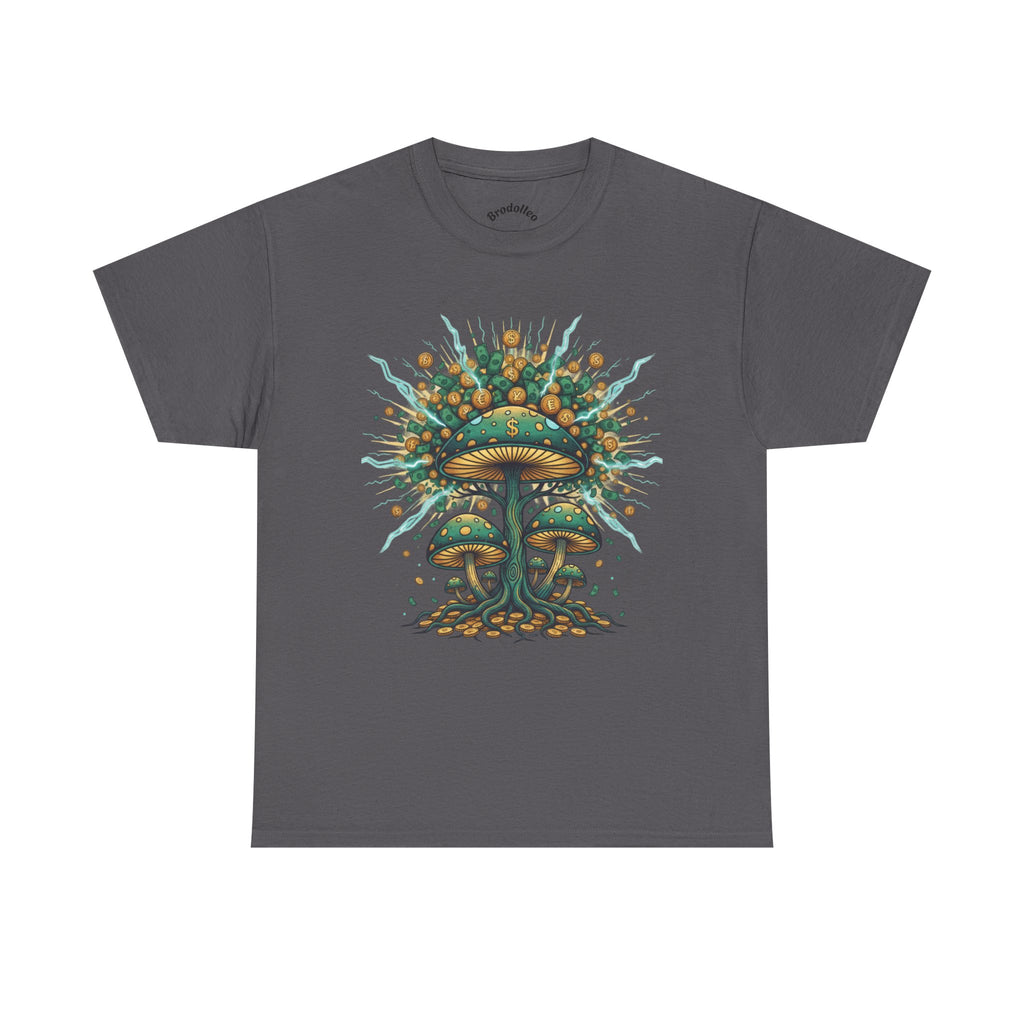 Mushroom Tree Graphic Tee — Psychedelic Nature Art T-Shirt