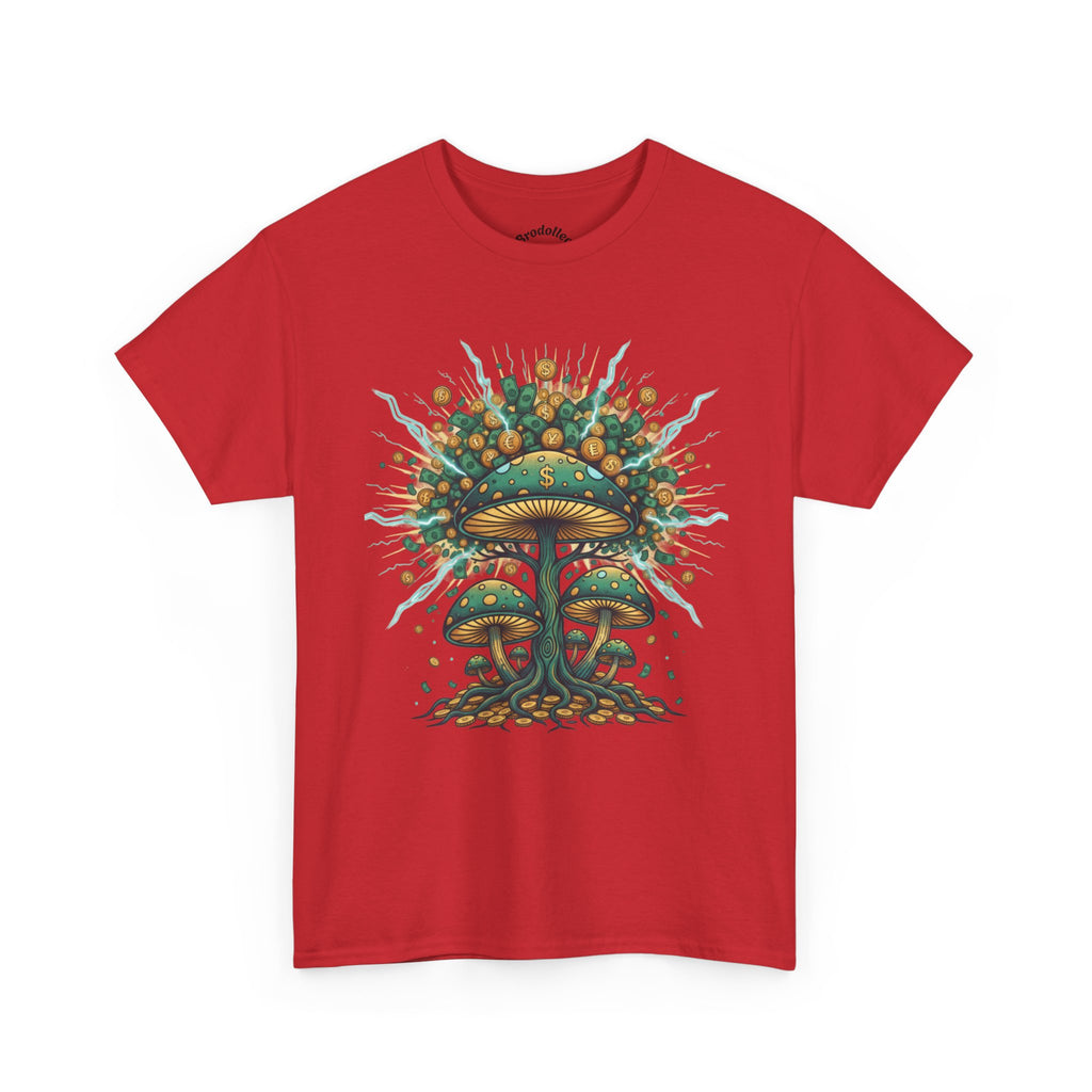 Mushroom Tree Graphic Tee — Psychedelic Nature Art T-Shirt