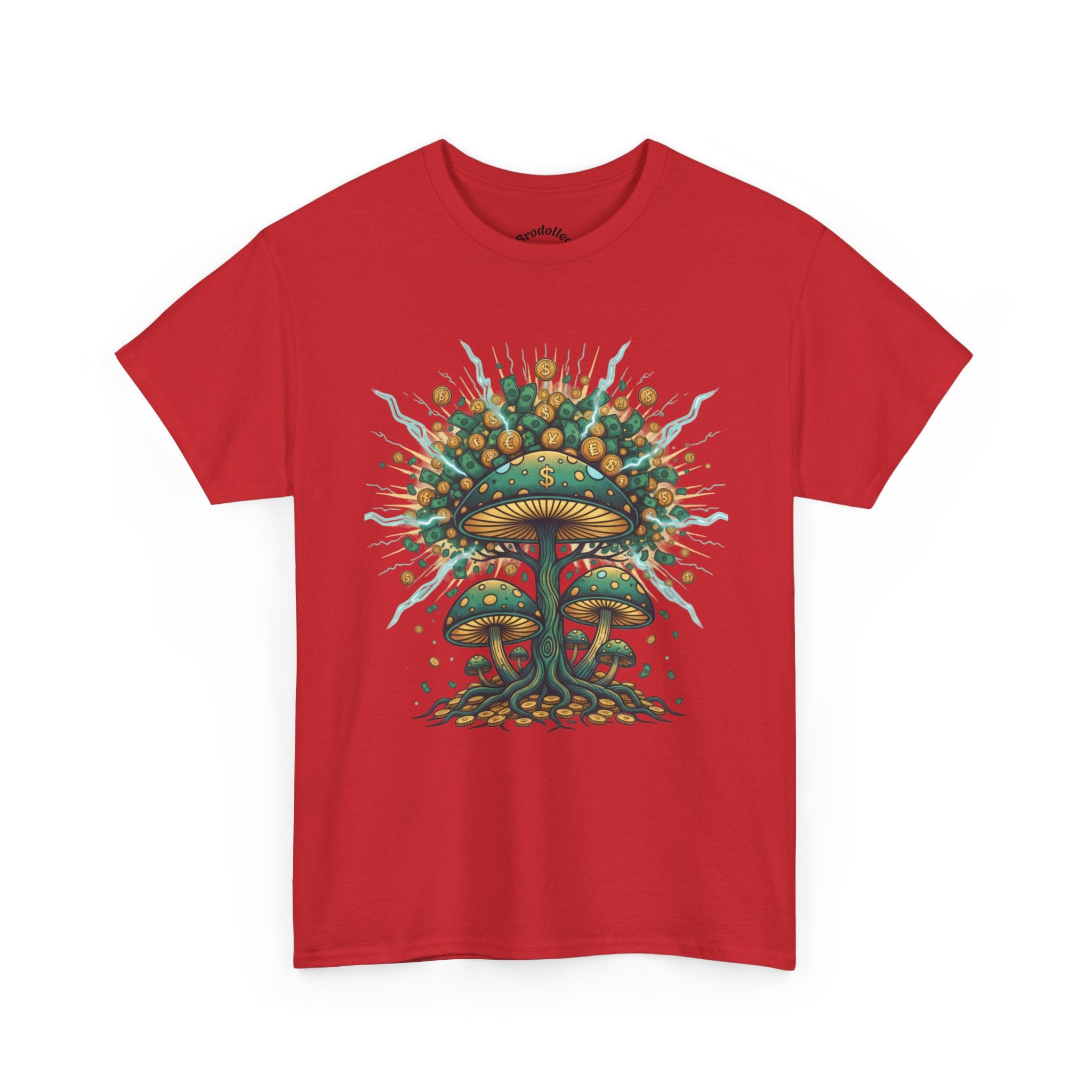Mushroom Tree Graphic Tee — Psychedelic Nature Art T-Shirt
