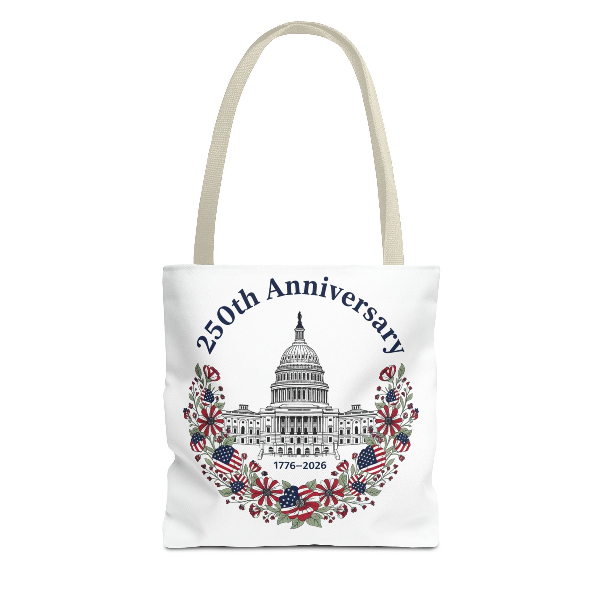250th Anniversary Capitol Tote Bag — Patriotic USA Commemorative Tote (1776–2026)