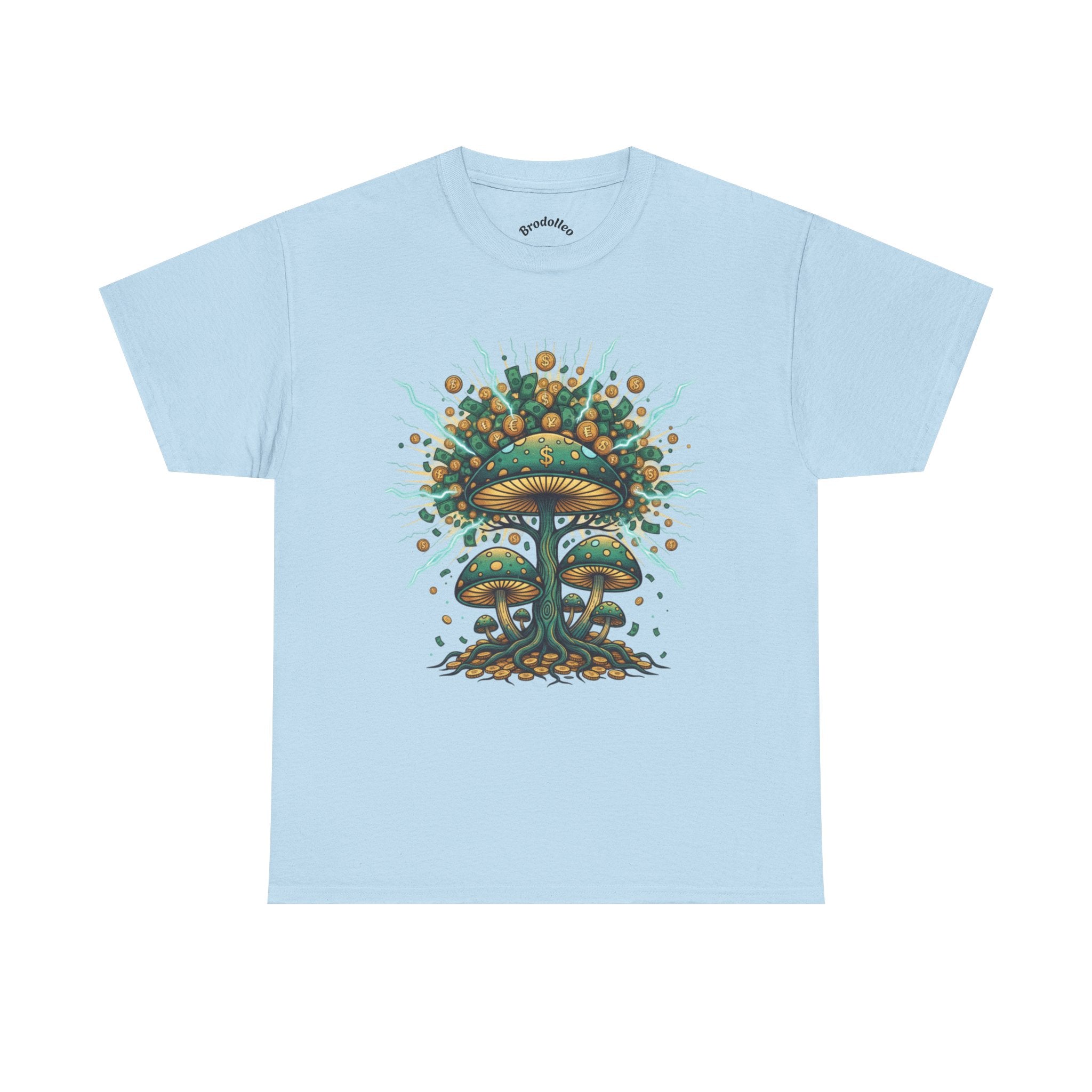 Mushroom Tree Graphic Tee — Psychedelic Nature Art T-Shirt