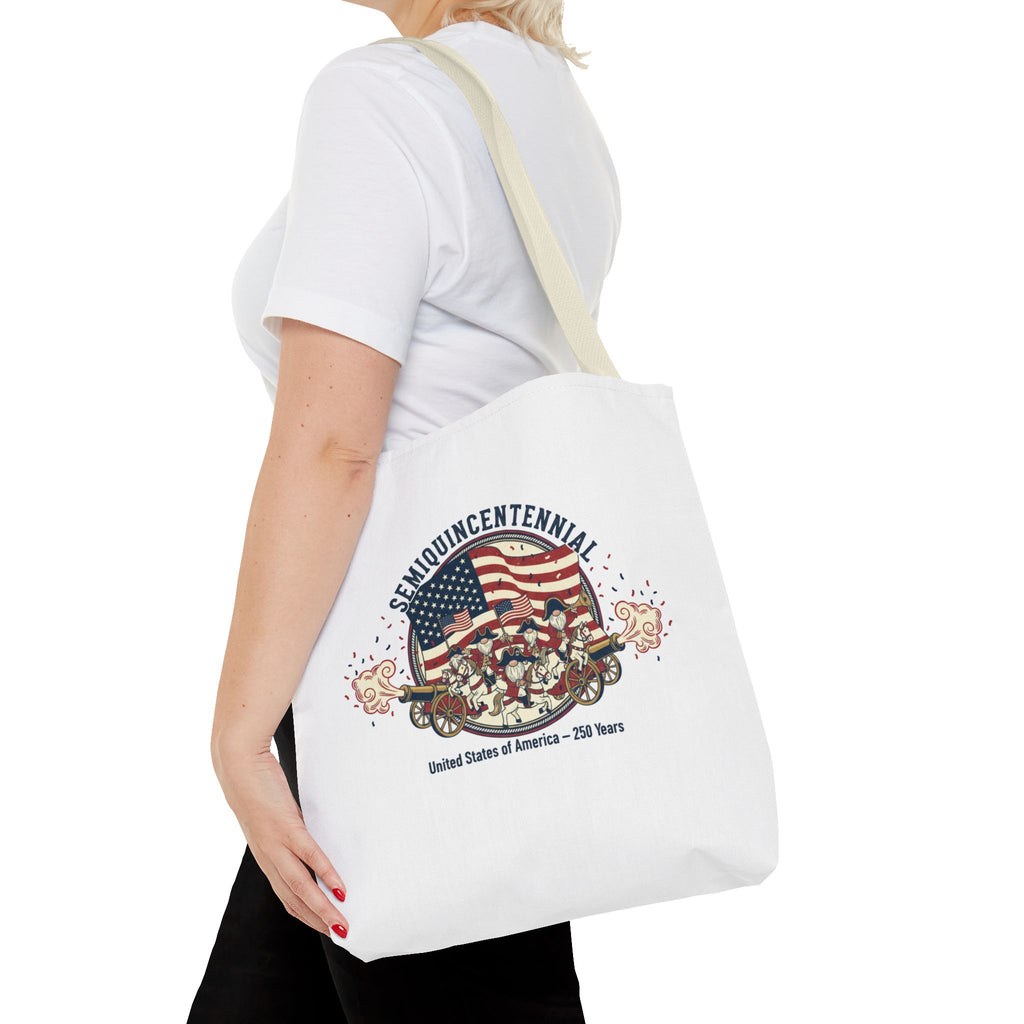 Semiquincentennial Tote Bag — USA 250 Years Flag & Celebration Design