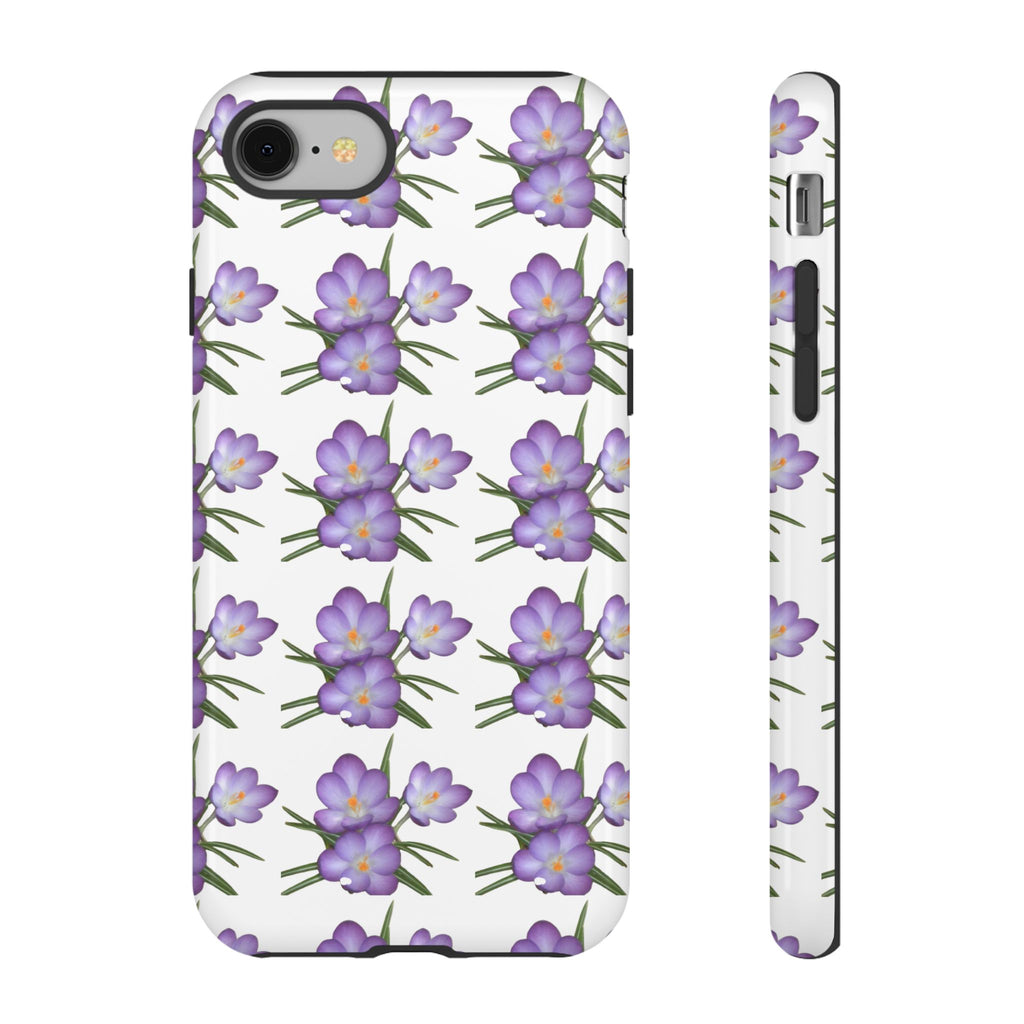 Tough Case — Purple Floral Phone Case