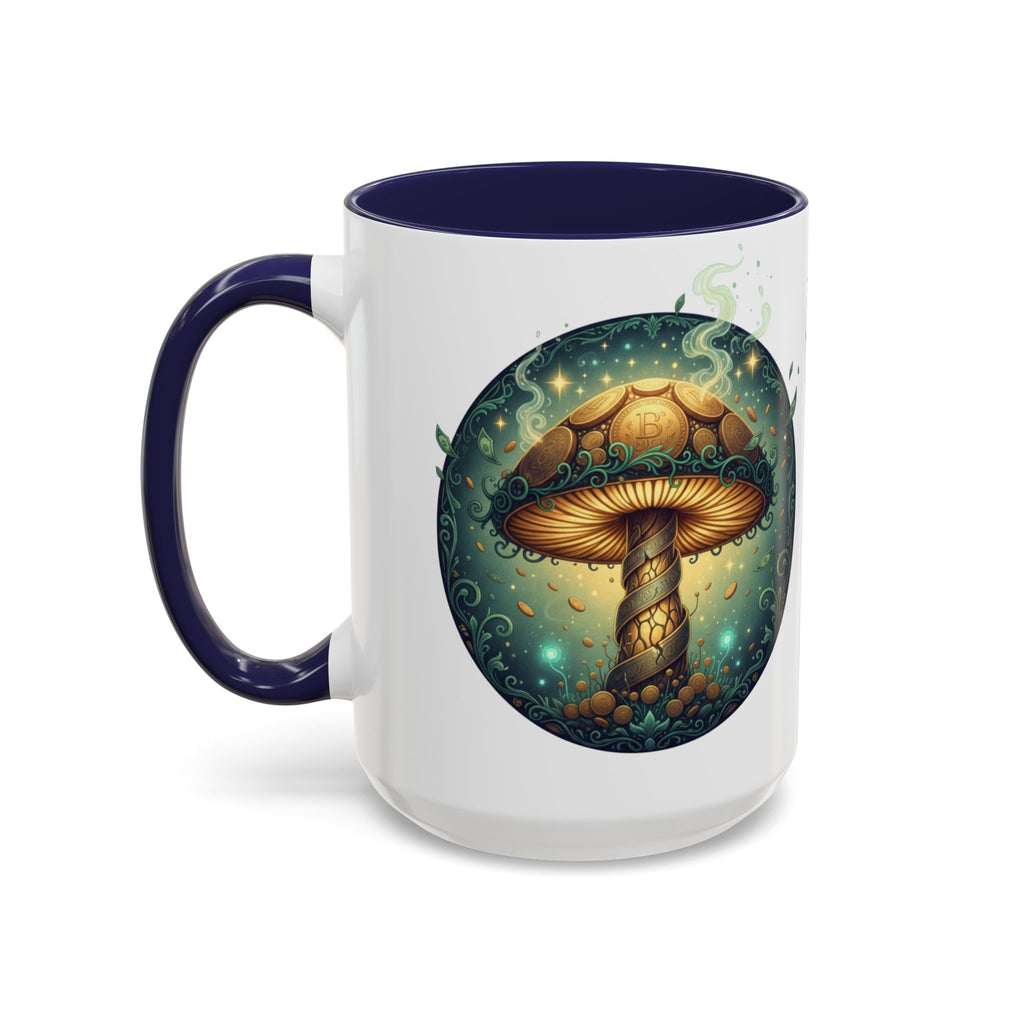 Mushroom Alchemy Coffee Mug — "Money flows to me freely, given, and in abundance" (11/15oz)