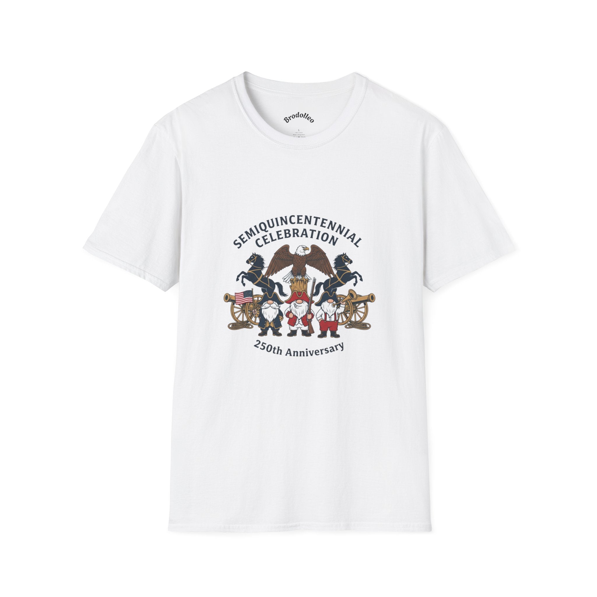 Semiquincentennial 250th Anniversary T-Shirt — American Flag & Fireworks Design