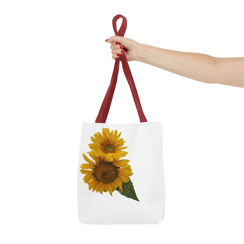 Sunflower Tote Bag — Bright Floral All-Over Print Shopping Tote
