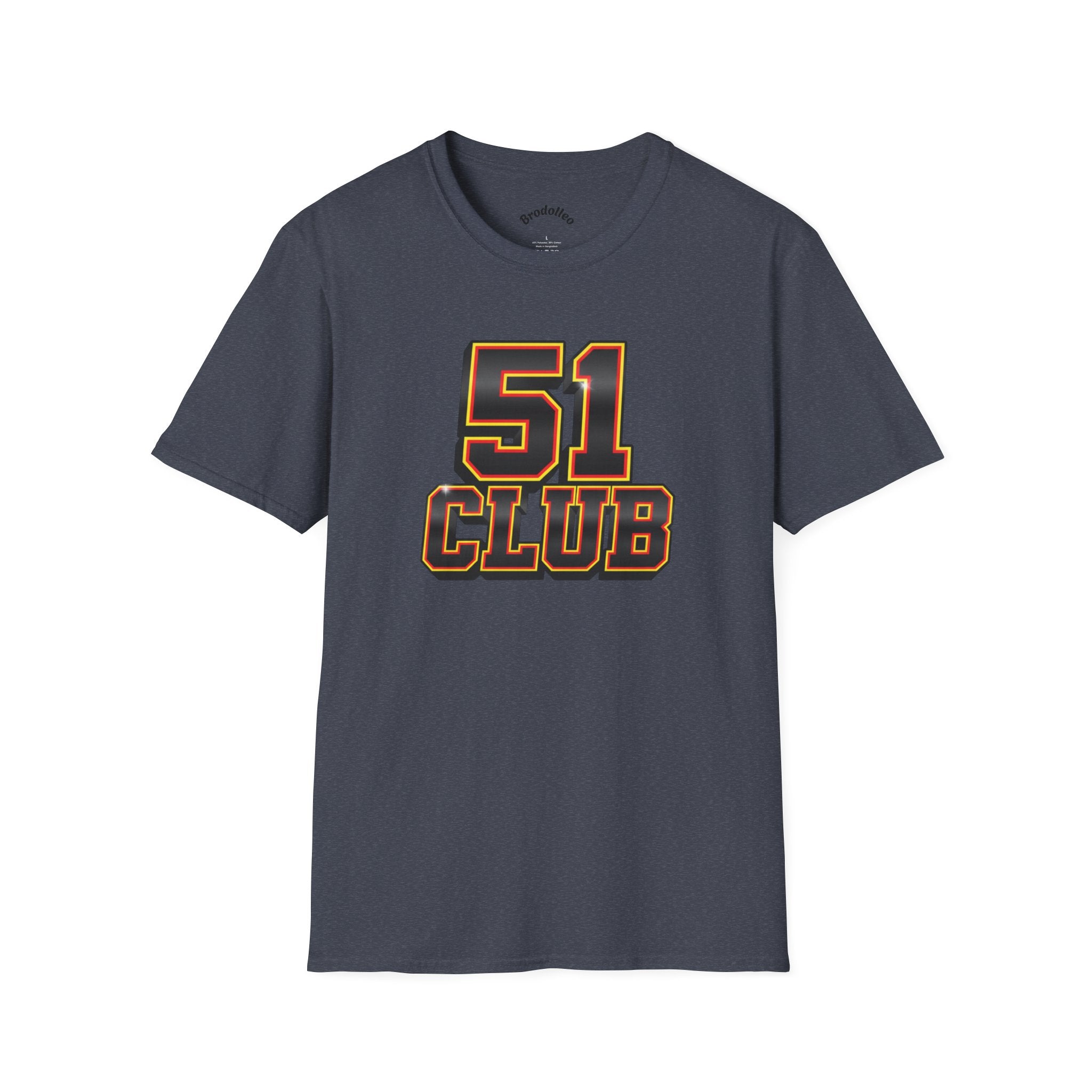 51 Club T‑Shirt — Vintage Collegiate Number Graphic Tee