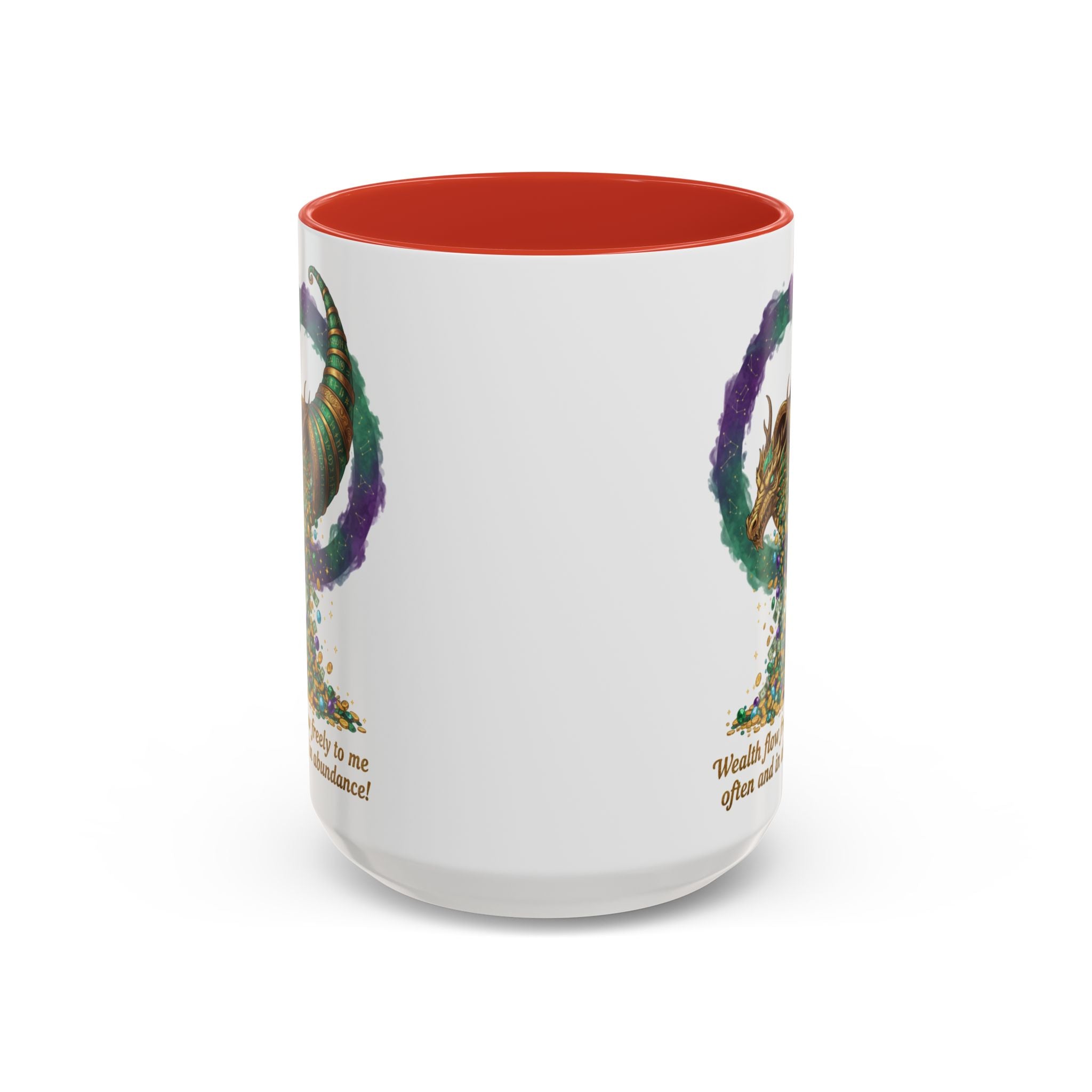 Cornucopia Wealth Coffee Mug — "Wealth flow freely to me often and in abundance!"