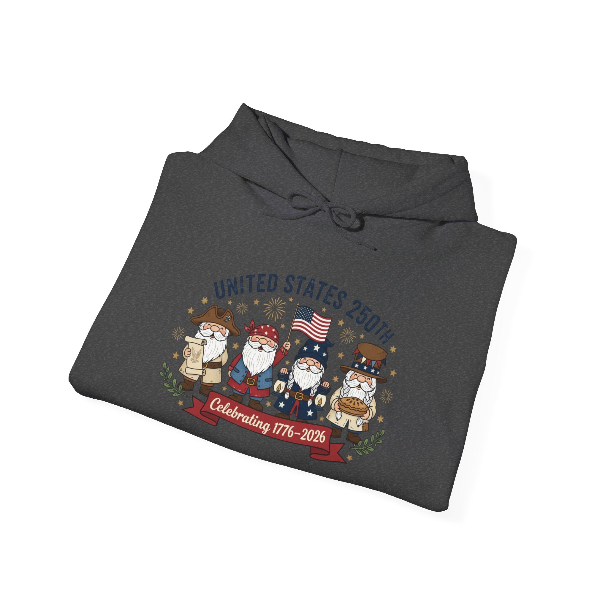 Hoodie — "United States 250th" Colonial Characters Anniversary Pullover