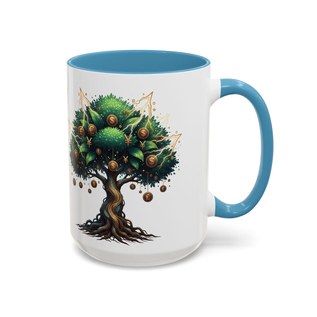 Accent Mug — Money Flows to Me Tree of Abundance Coffee Cup (11/15oz)