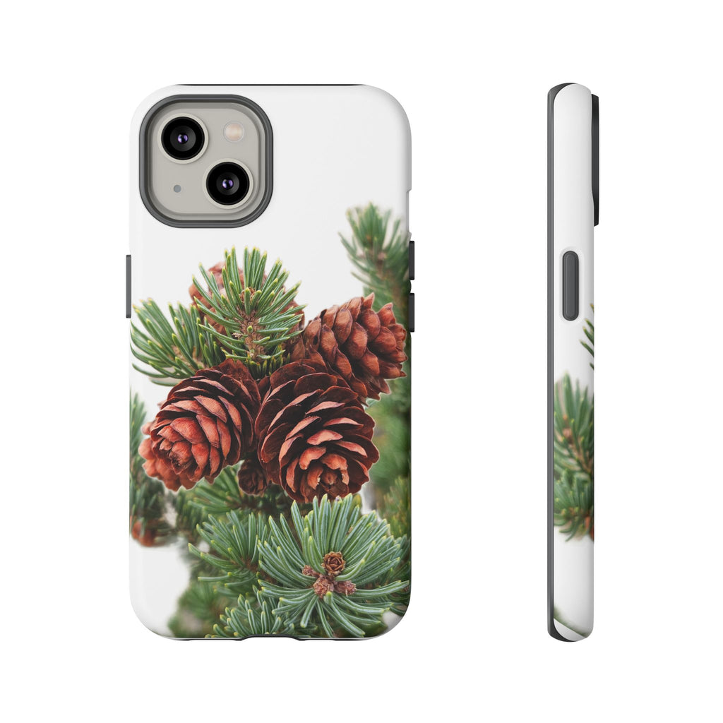 Pinecone Tough Phone Case — Protective Botanical Phone Cover