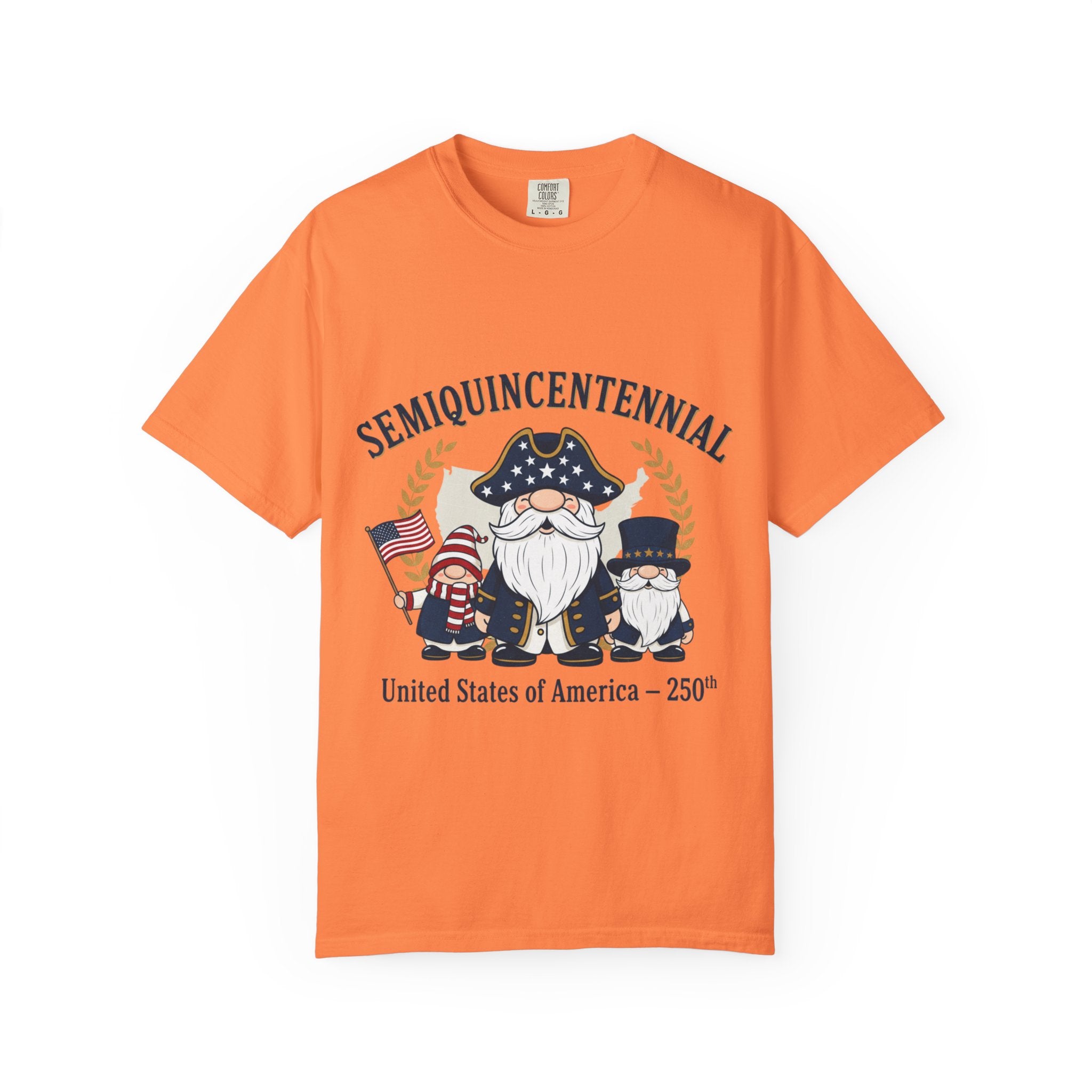 Semiquincentennial Gnome Family T-shirt | USA 250th Independence Design