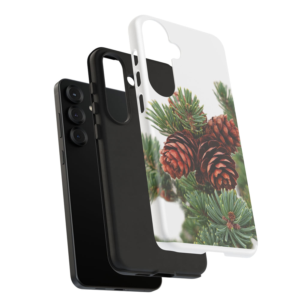 Pinecone Tough Phone Case — Protective Botanical Phone Cover
