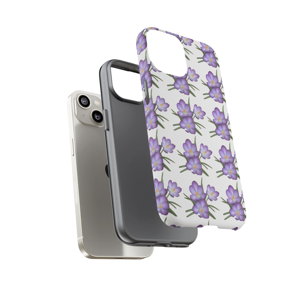 Tough Case — Purple Floral Phone Case