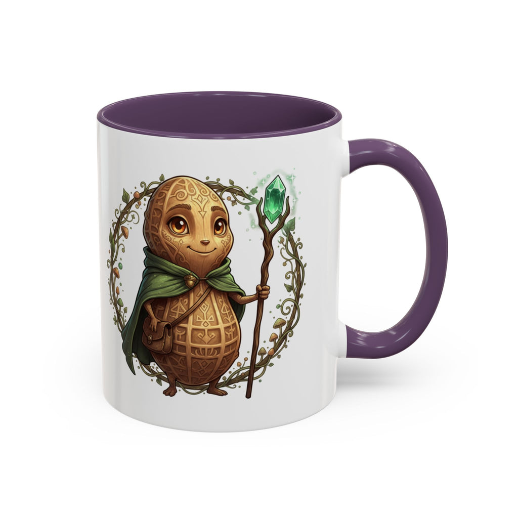 Cute Turtle Wizard Coffee Mug — Fantasy Magic Accent Mug (11/15oz)