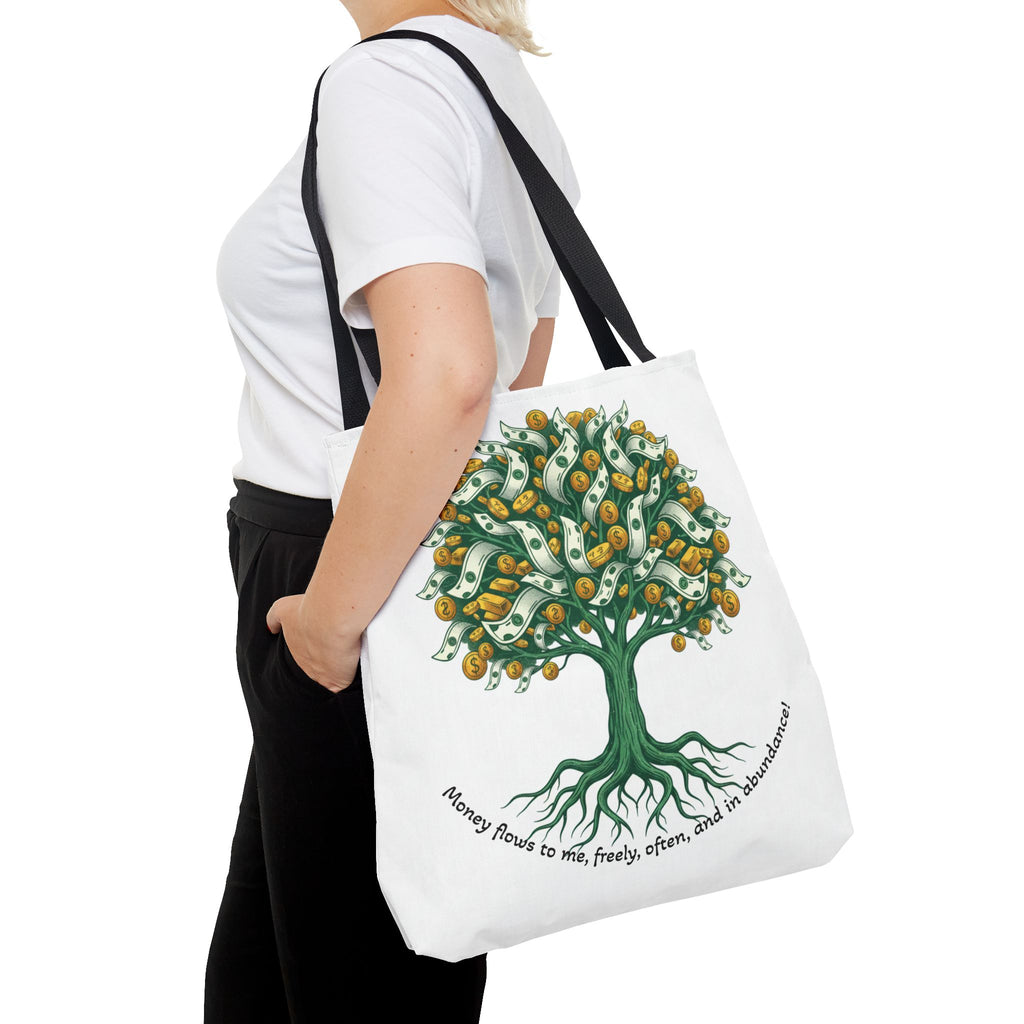 Money Tree Tote Bag — Illustrated Cash Tree Eco Shopper
