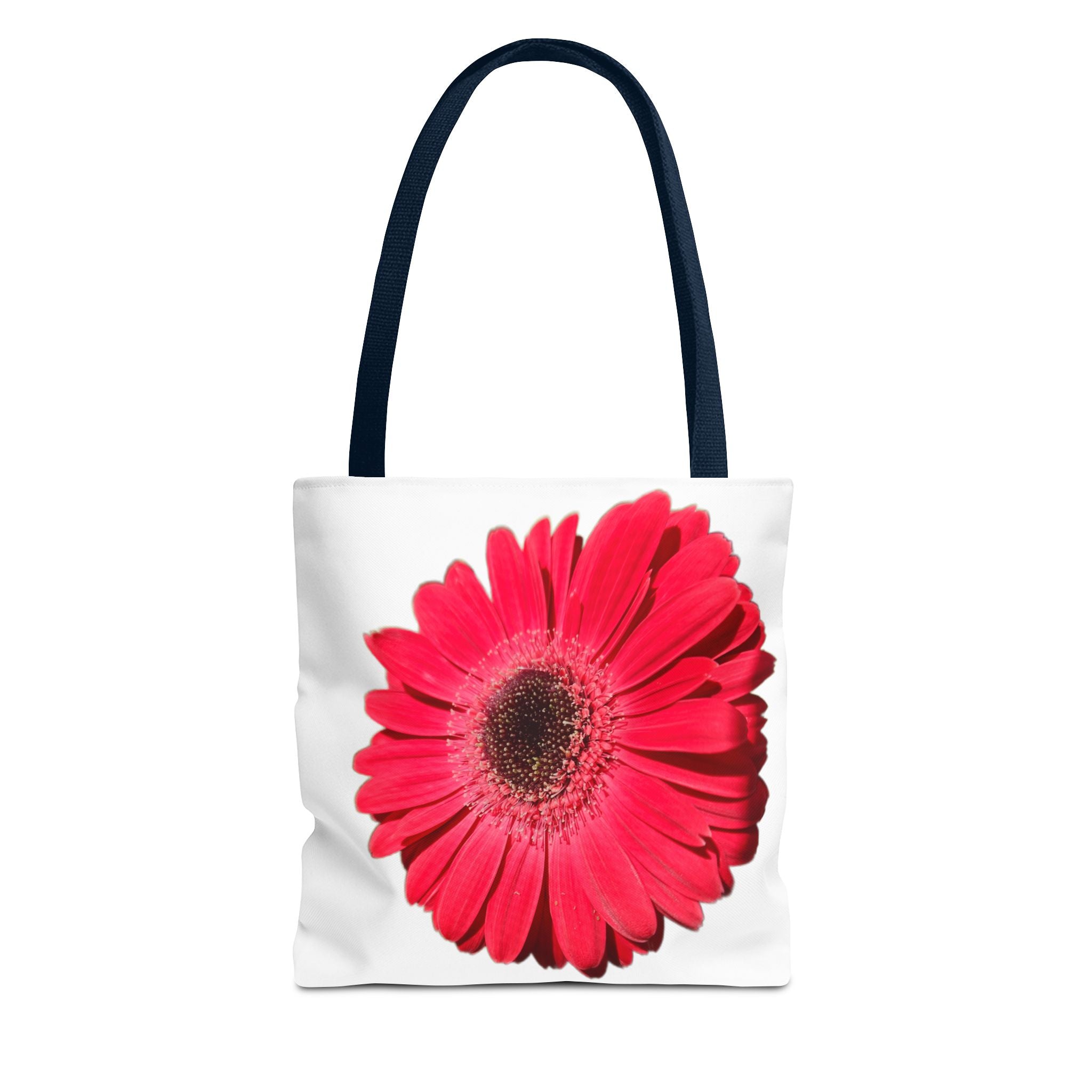 Pink Gerbera Tote Bag - Floral All-Over Print Beach & Market Tote