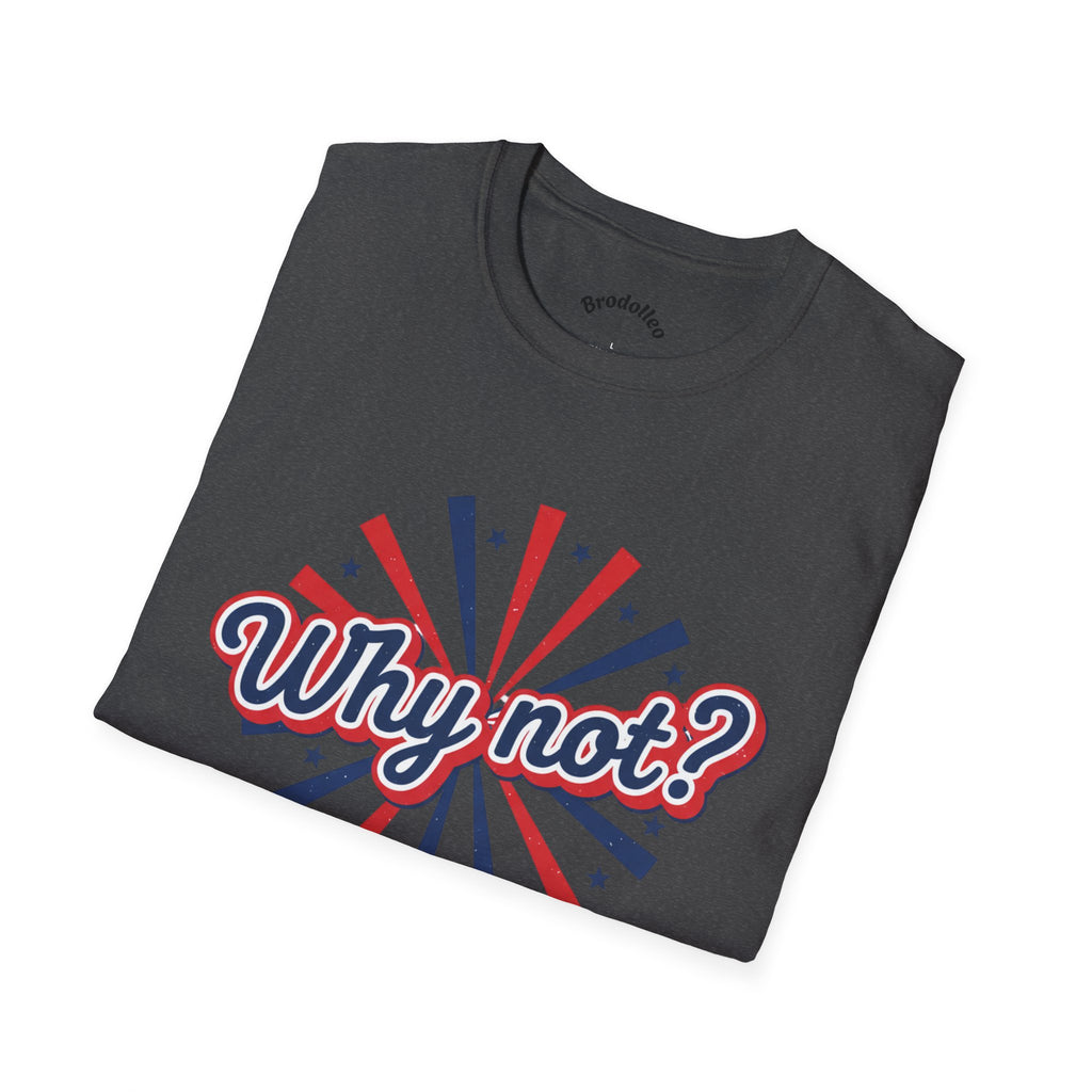 Why Not? Retro Firework Graphic T-Shirt